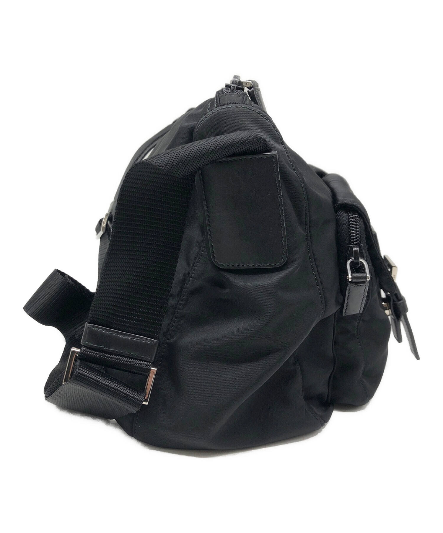 中古・古着通販】PRADA (プラダ) ショルダーバッグ ブラック｜ブランド  
