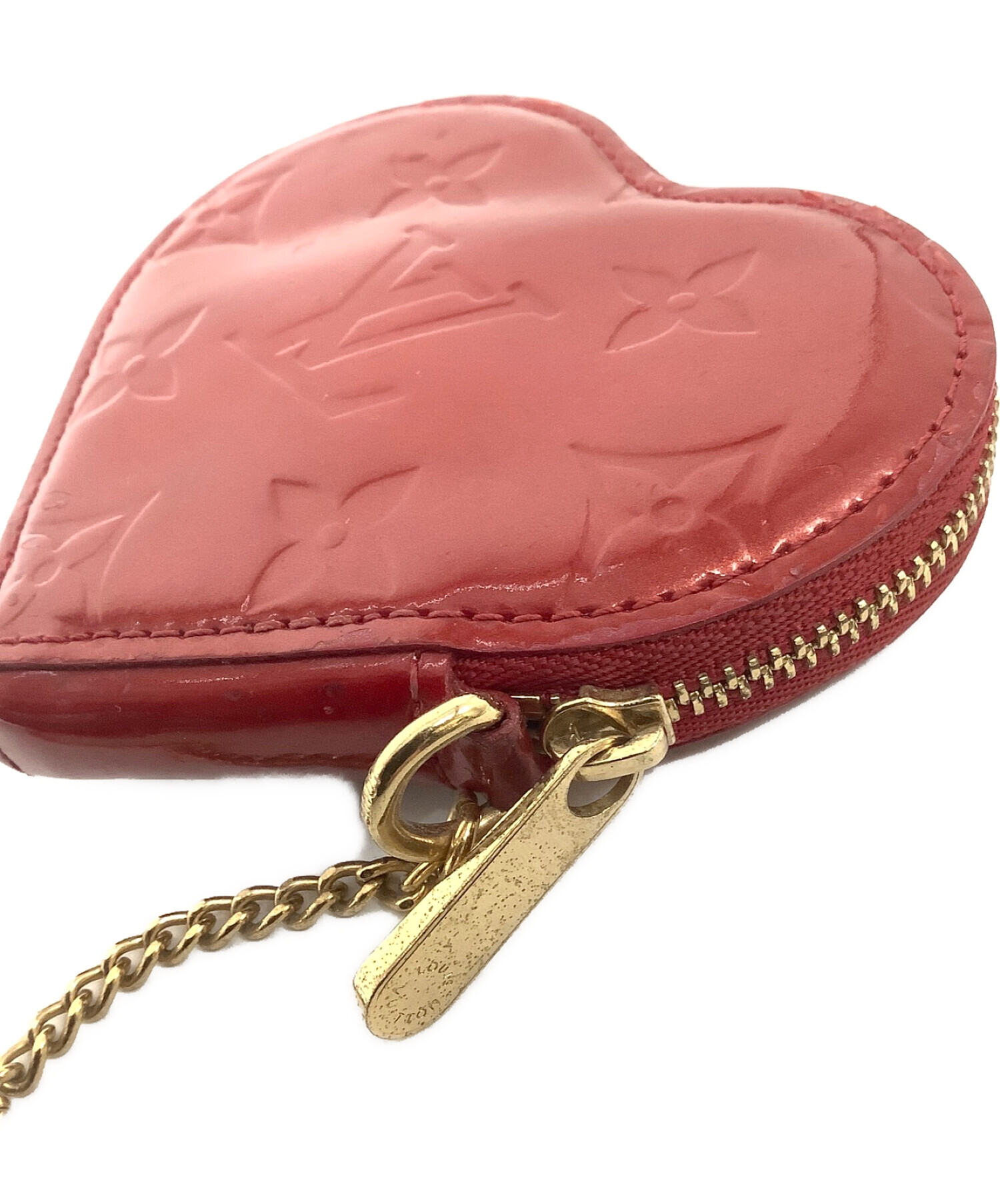 中古・古着通販】LOUIS VUITTON (ルイ ヴィトン) コインケース レッド  
