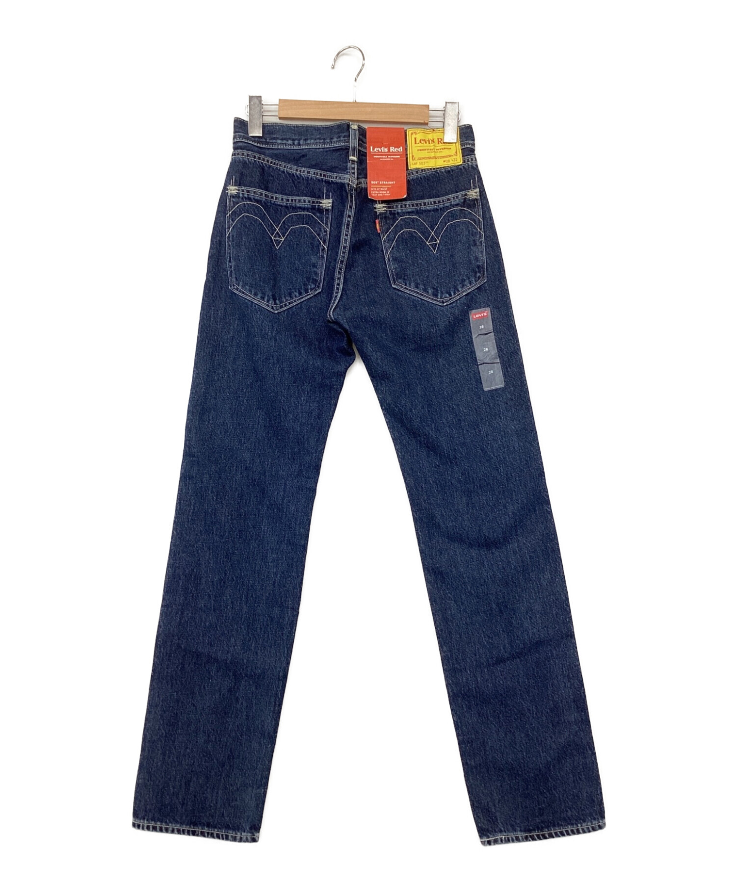 LEVI'S RED (リーバイス レッド) ストレートジーンズ ブルー サイズ:71cm(W28) 未使用品