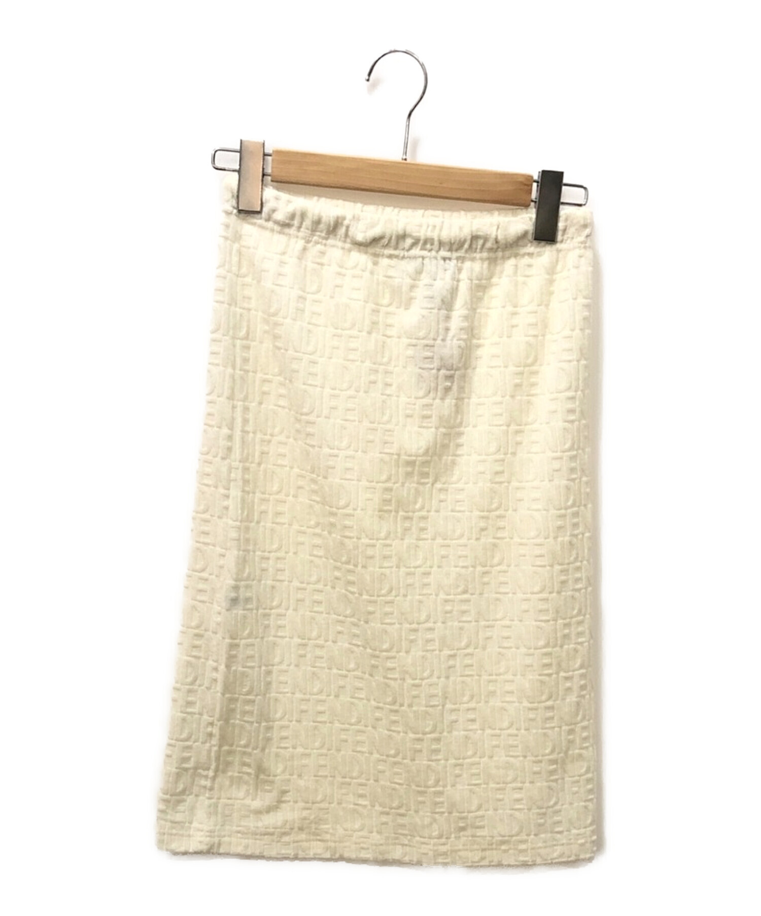 FENDI (フェンディ) スカート ホワイト サイズ:40 未使用品