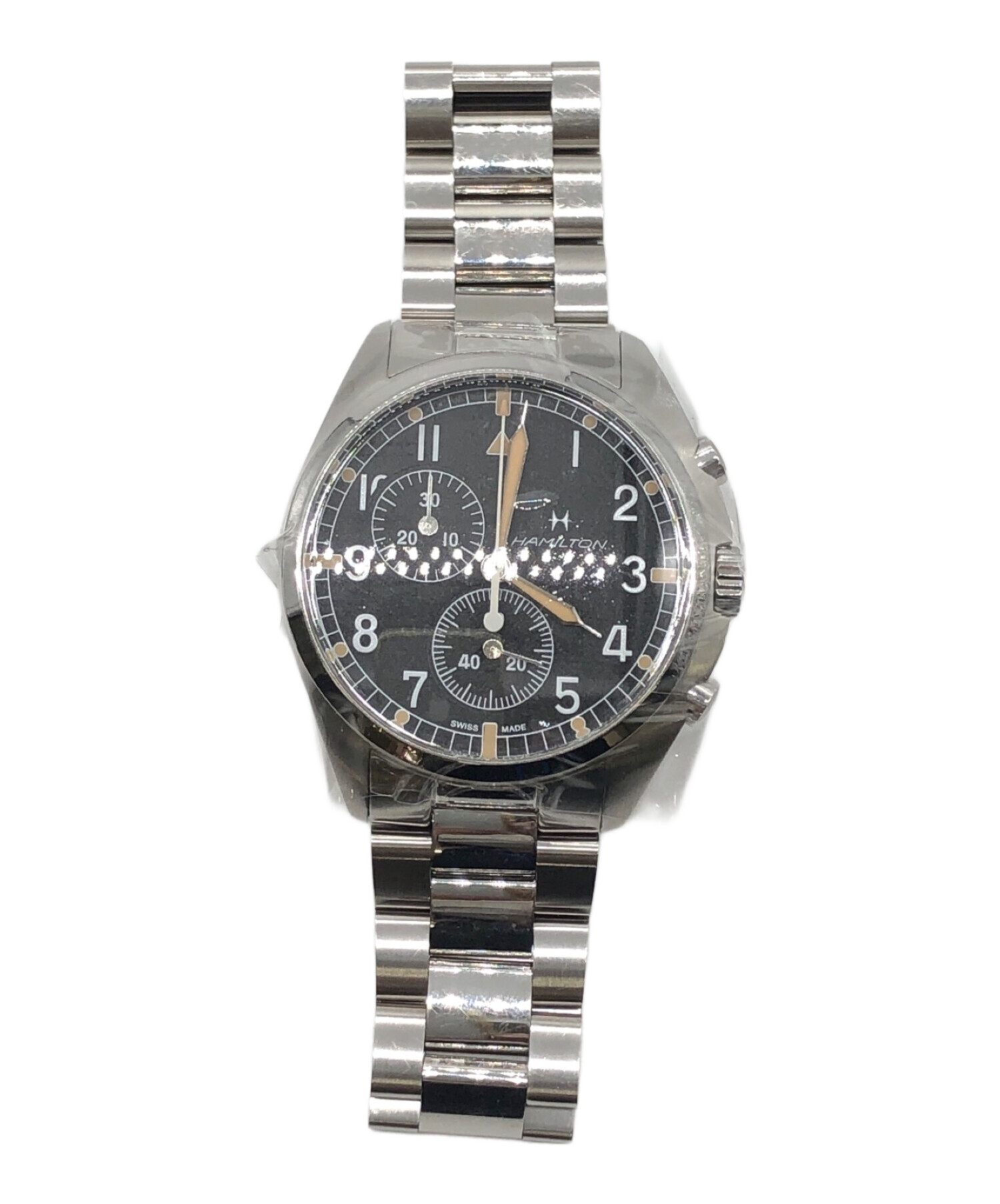 中古・古着通販】HAMILTON (ハミルトン) 腕時計 ブラック｜ブランド 