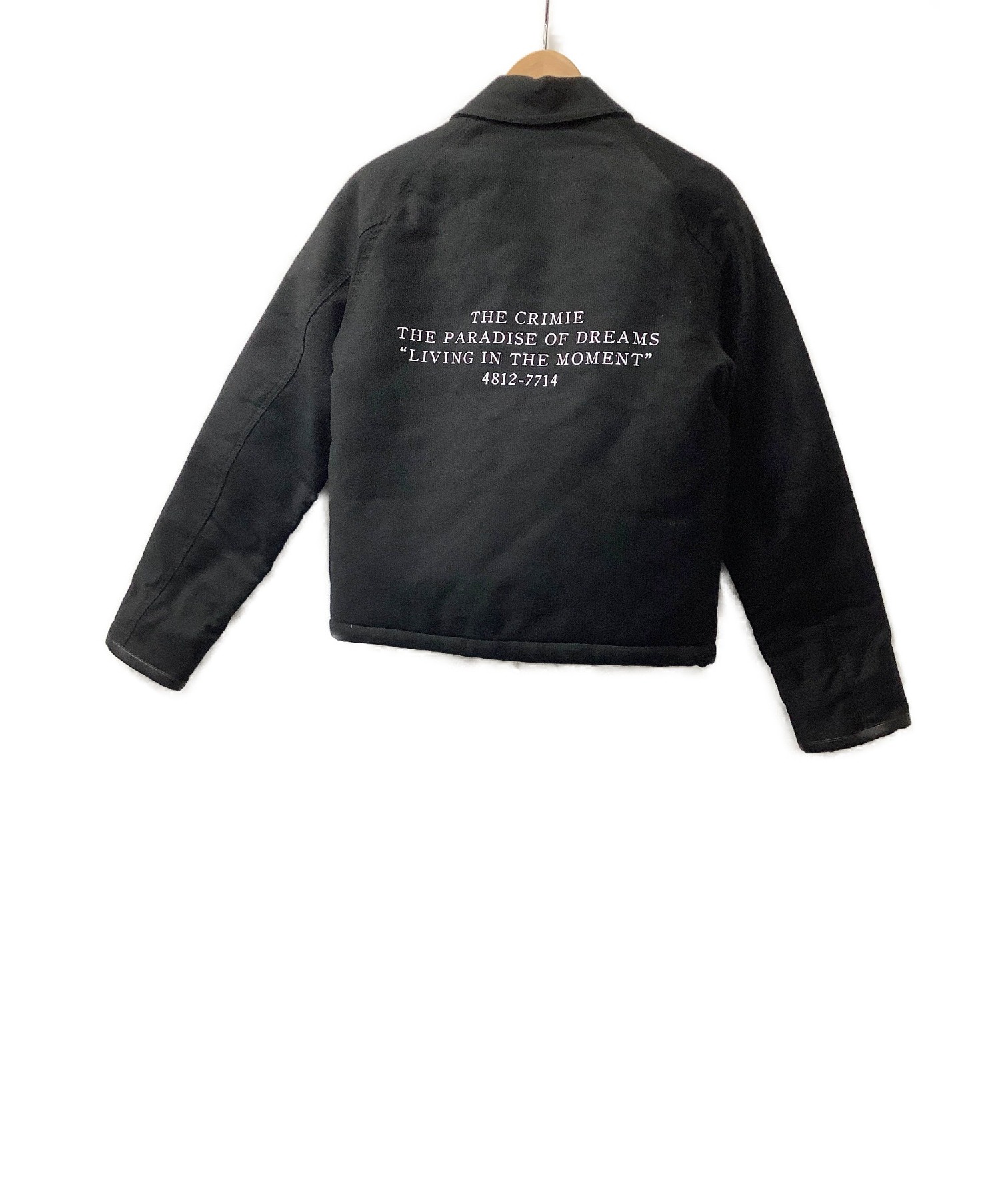 THE CRIMIE (ザ クライミー) デッキジャケット ブラック サイズ:XS 未使用品 冬物 コーデュロイ