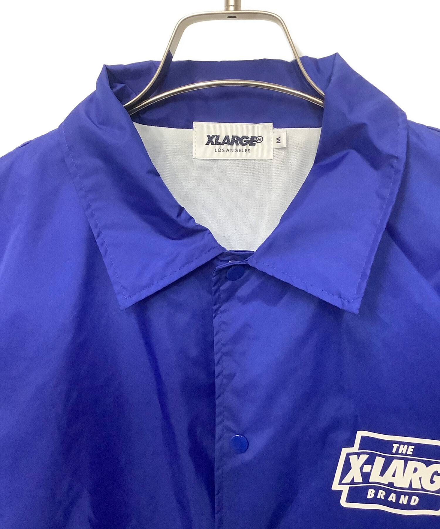 X-LARGE (エクストララージ) コーチジャケット ブルー サイズ:M