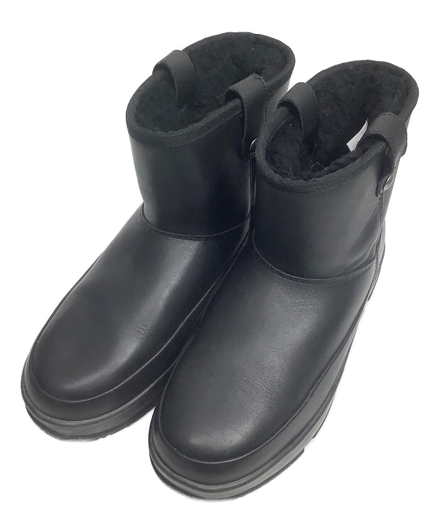 UGG ブラック ショートブーツ アグUGG ショートブーツブラック黒24cm