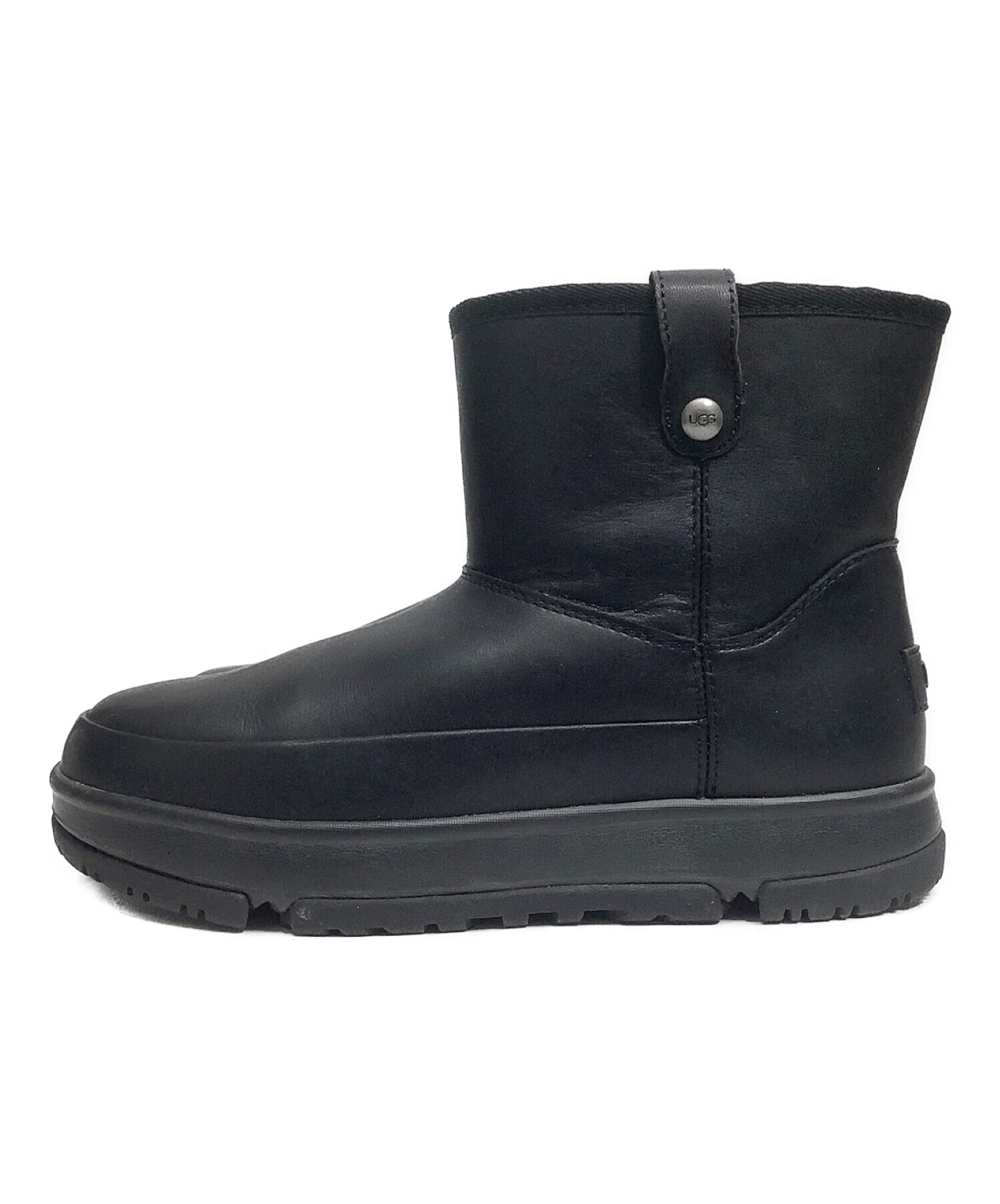 アグUGG ショートブーツブラック黒24cm