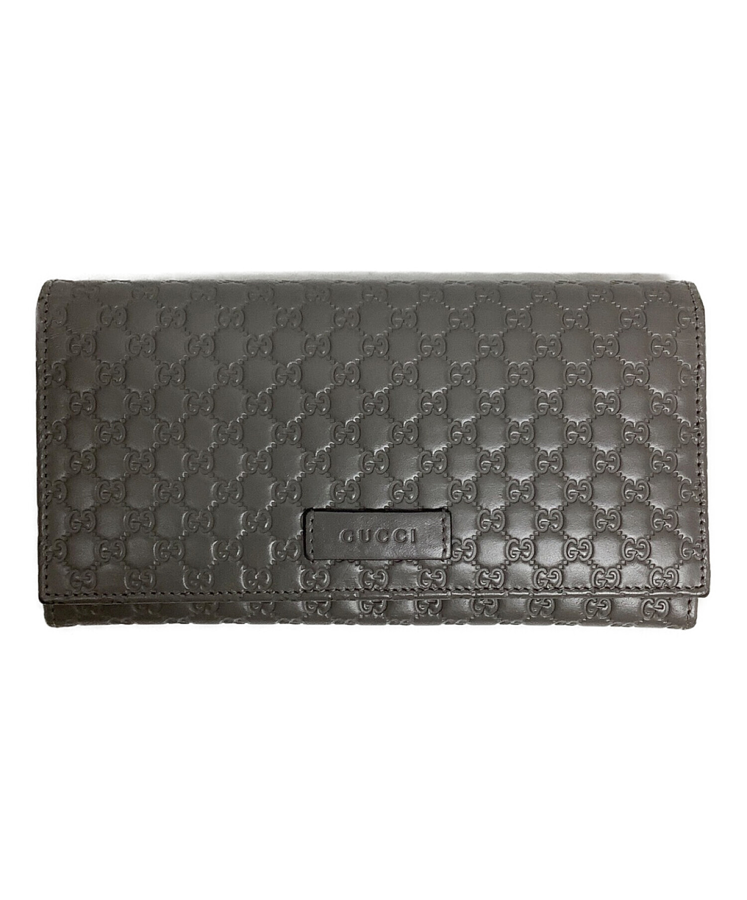 中古・古着通販】GUCCI (グッチ) 長財布 グレー｜ブランド・古着通販 