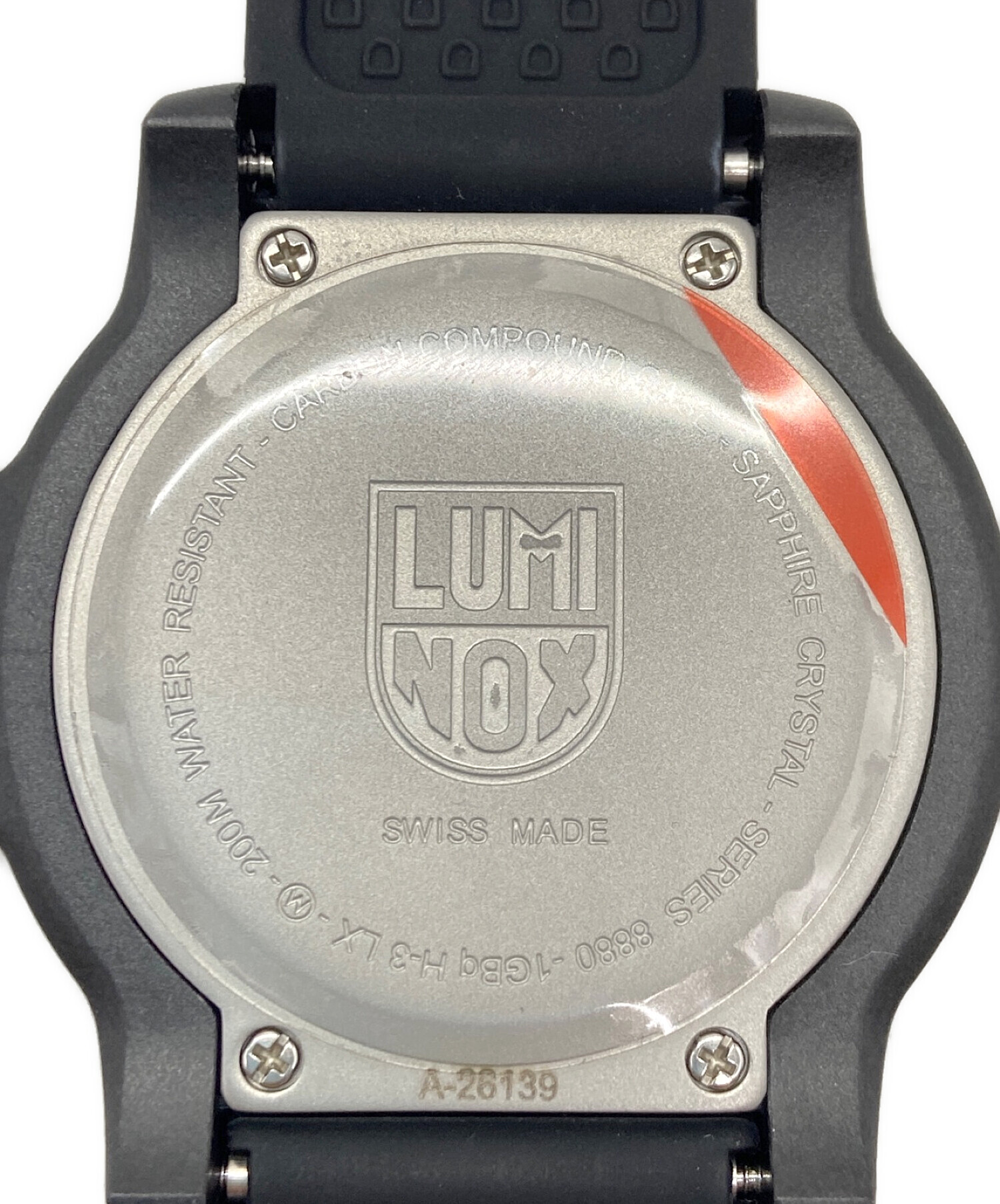 中古・古着通販】LUMINOX (ルミノックス) 腕時計 ブラック 未使用品 
