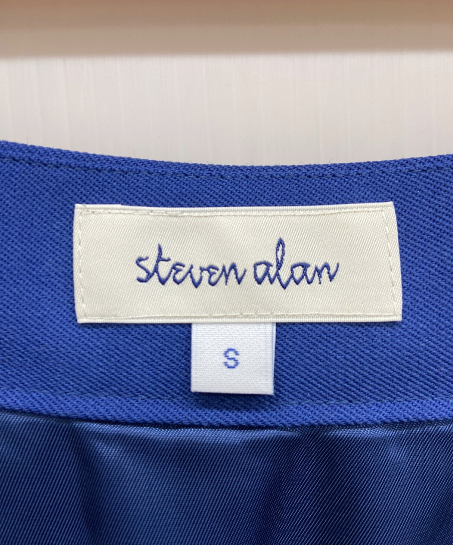 STEVEN ALAN (スティーブンアラン) プリーツスカート ネイビー サイズ:Ｓ