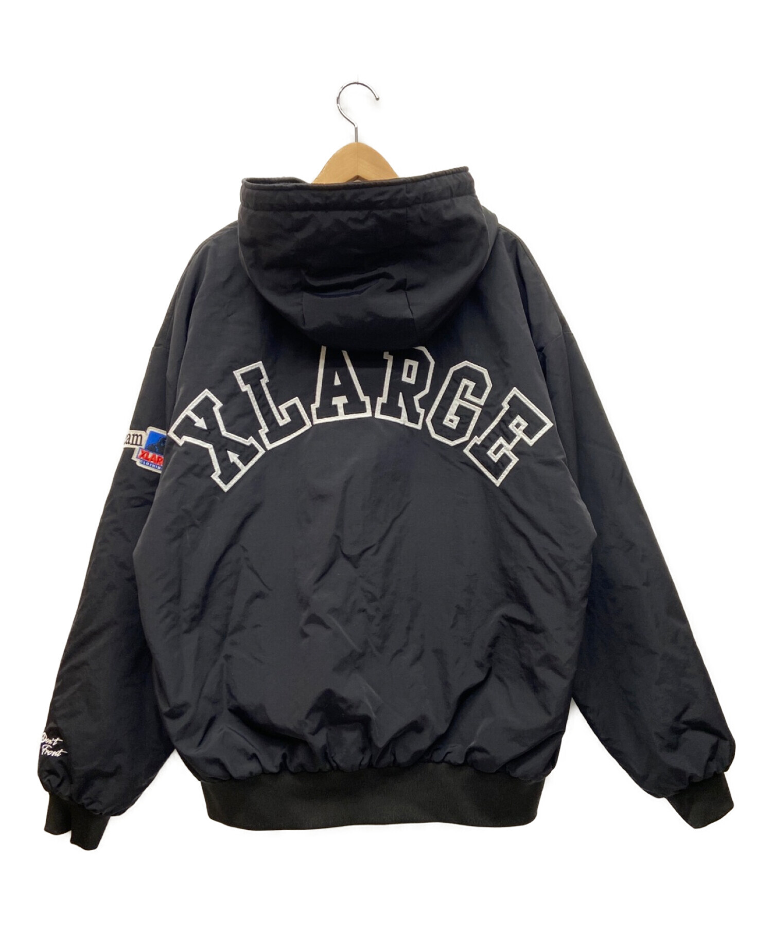 X-LARGE (エクストララージ) ナイロンジャケット ブラック サイズ:Ｌ