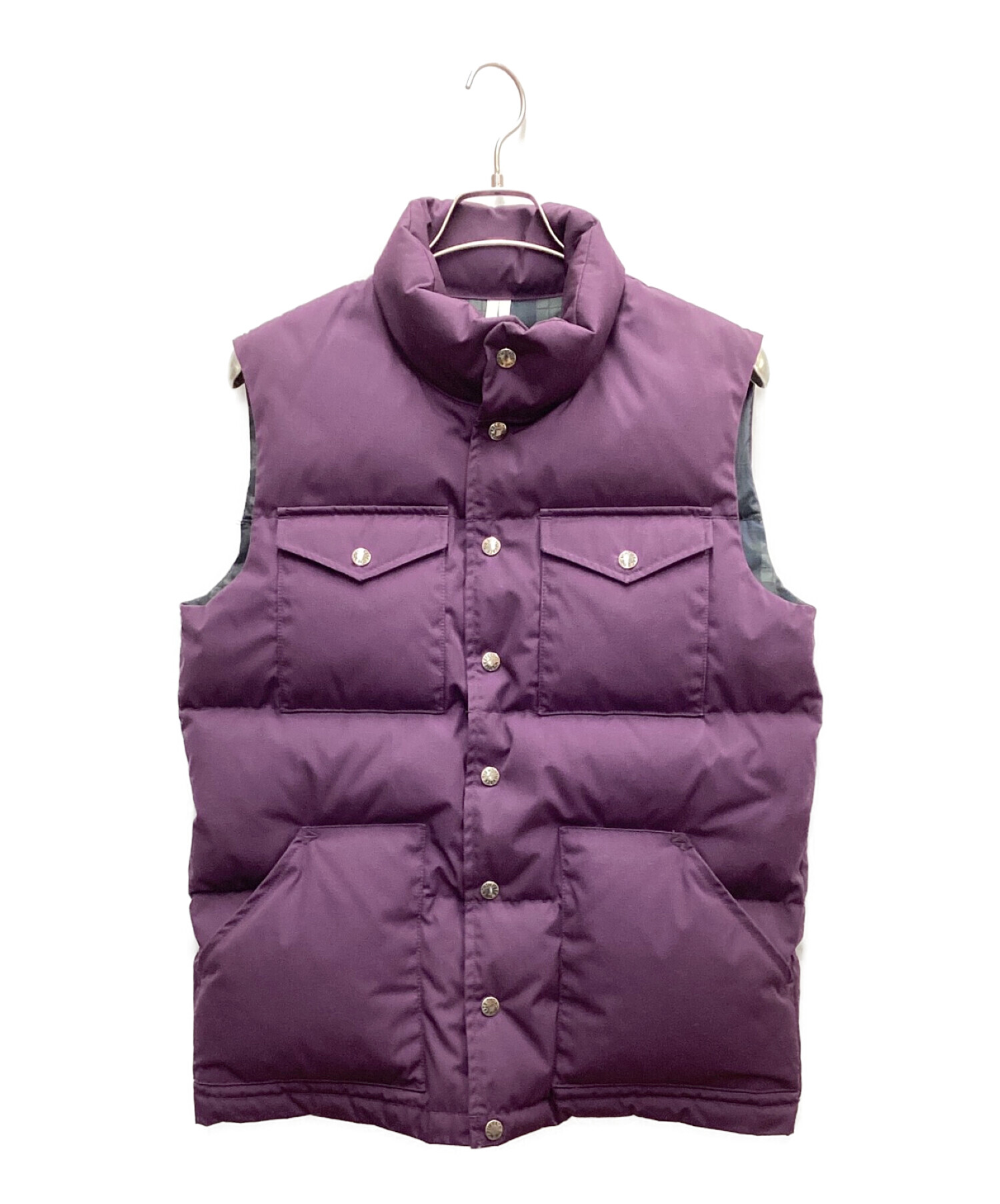 NORTHFACE】ベスト ノースフェイス M パープル 紫 （THE 