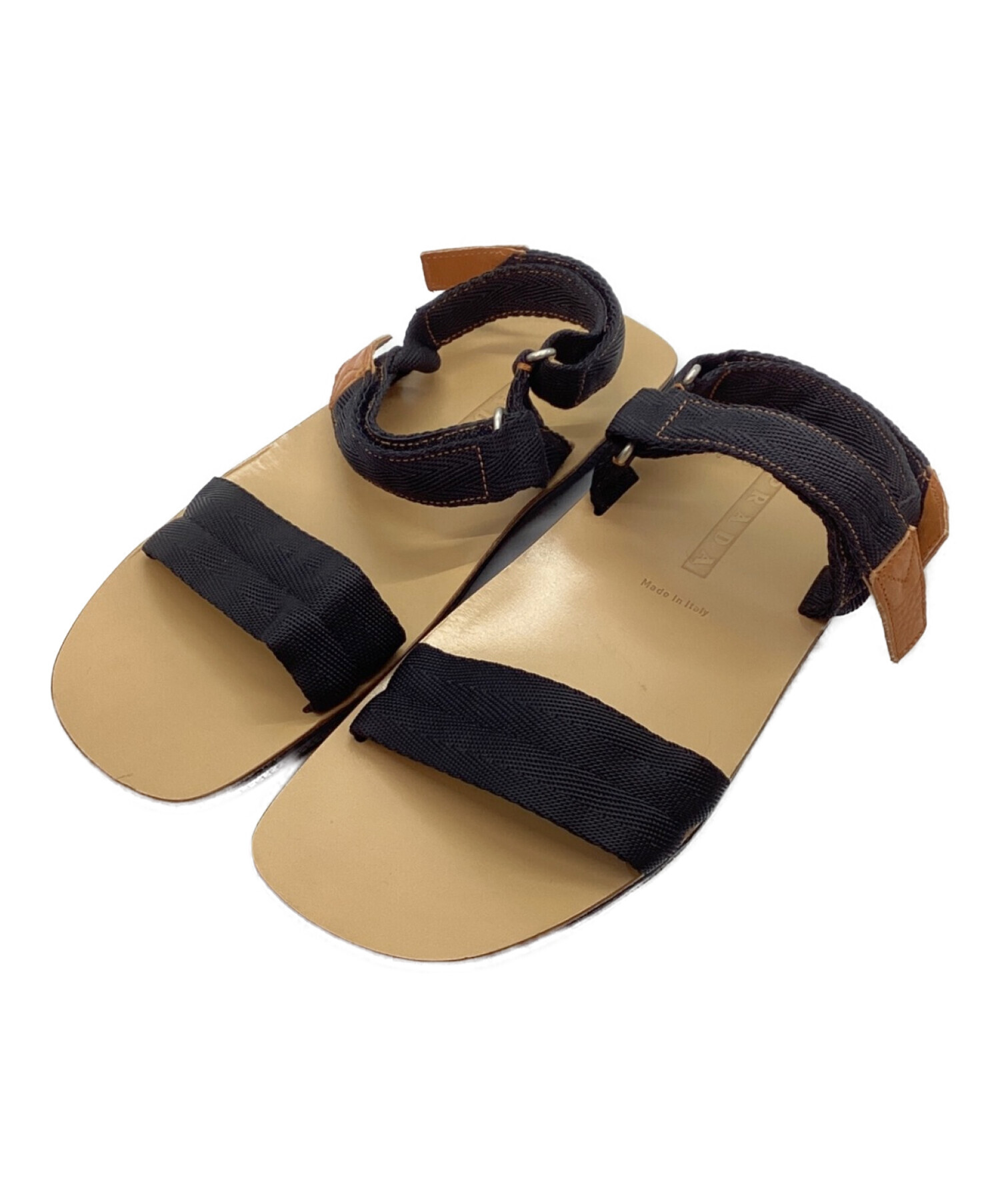 中古・古着通販】PRADA SPORTS (プラダスポーツ) サンダル ブラック 