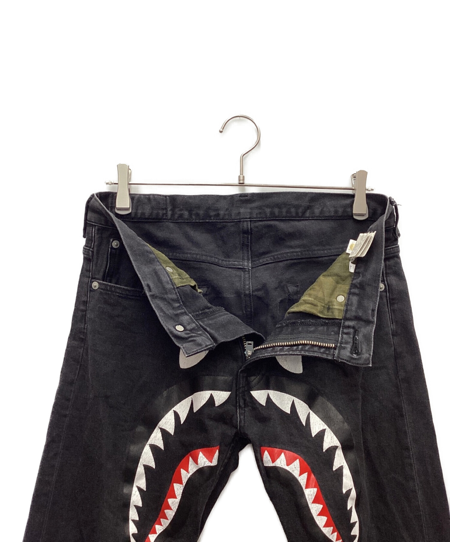 中古・古着通販】A BATHING APE (アベイシングエイプ) デニムパンツ 