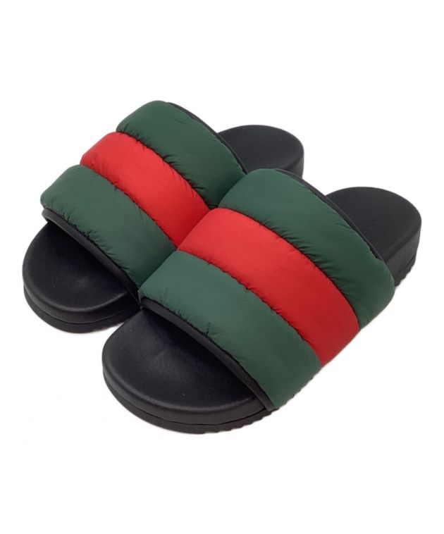 中古・古着通販】GUCCI (グッチ) ラバーサンダル ブラック サイズ:37 