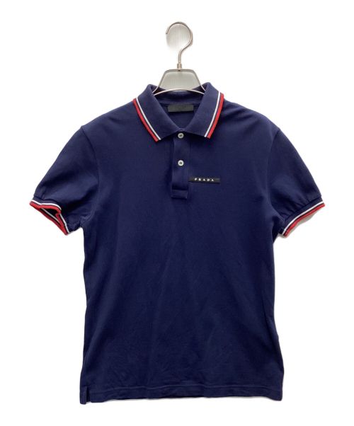 中古・古着通販】PRADA (プラダ) ポロシャツ ネイビー サイズ:XS 