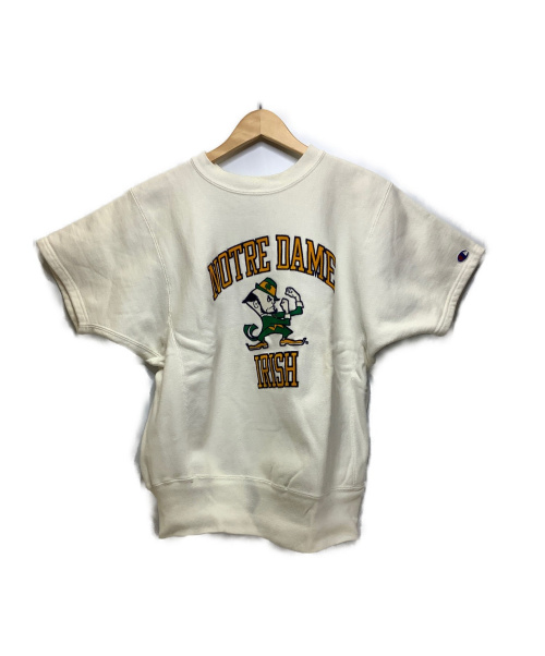 黒 桜古典 championチャンピオン半袖スウェット70sMITリバースウィーブ