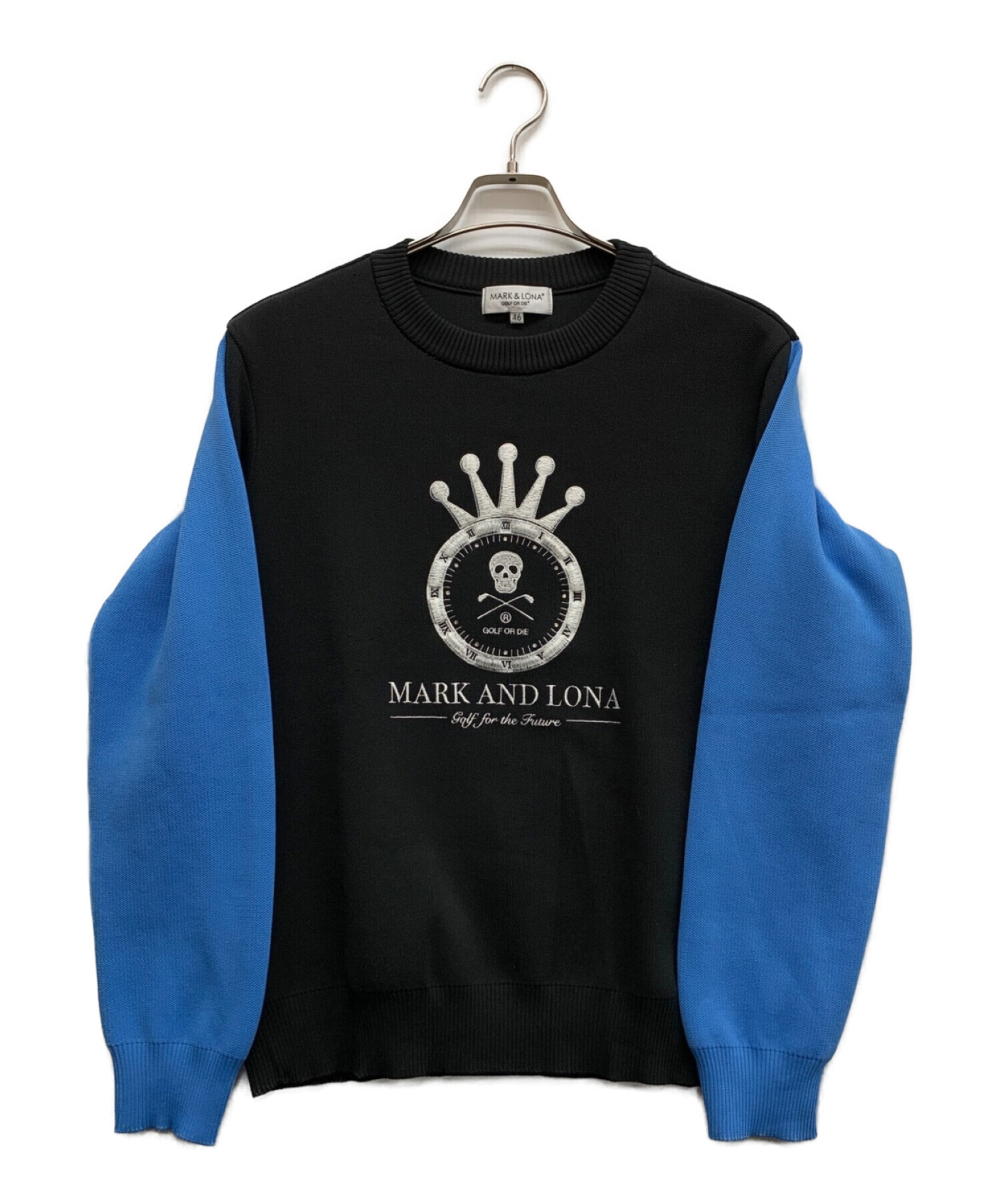 【新品未使用】マークアンドロナ　ニット　セーター　48 L BLACK