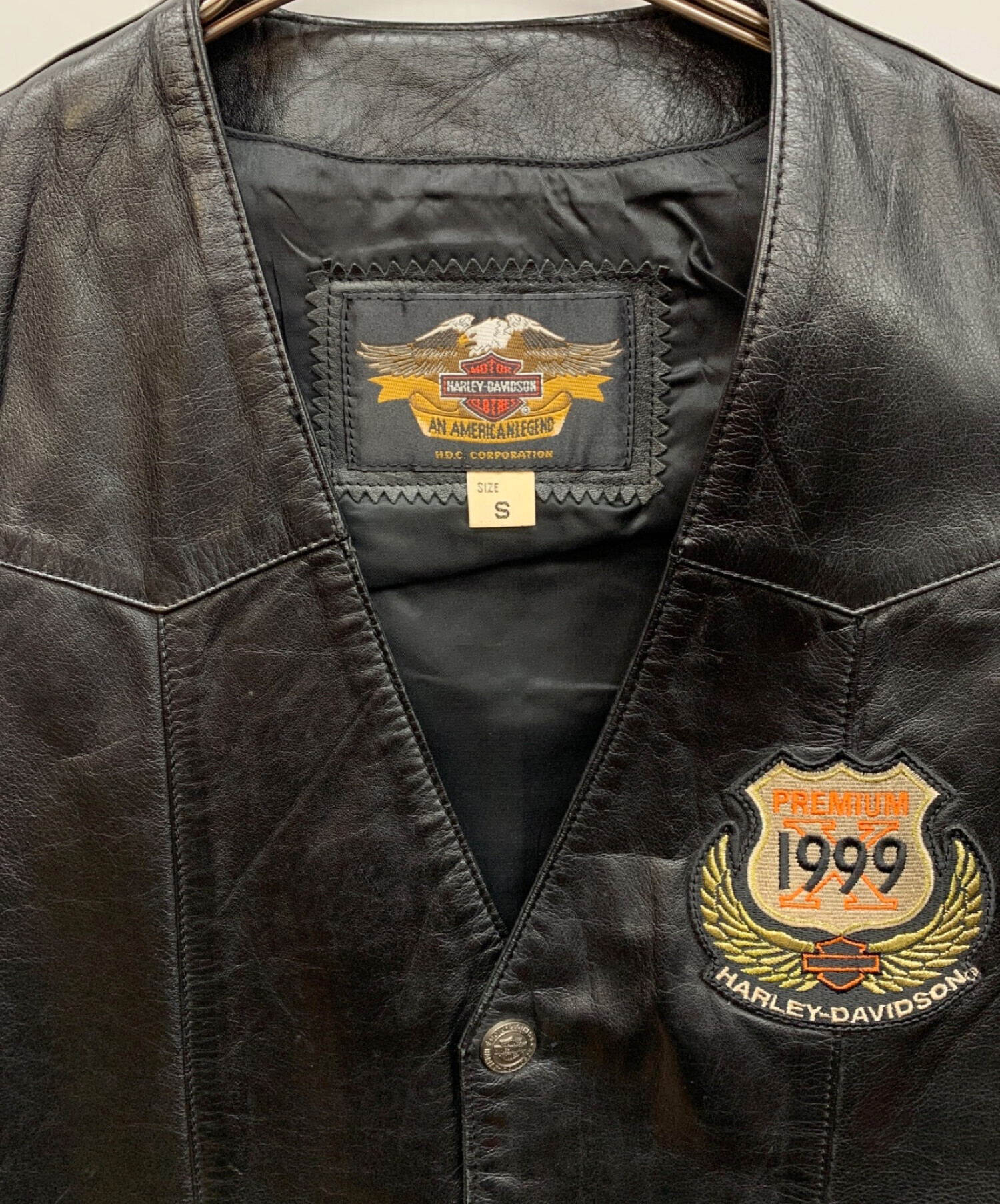 中古・古着通販】HARLEY-DAVIDSON (ハーレーダビッドソン) レザー 