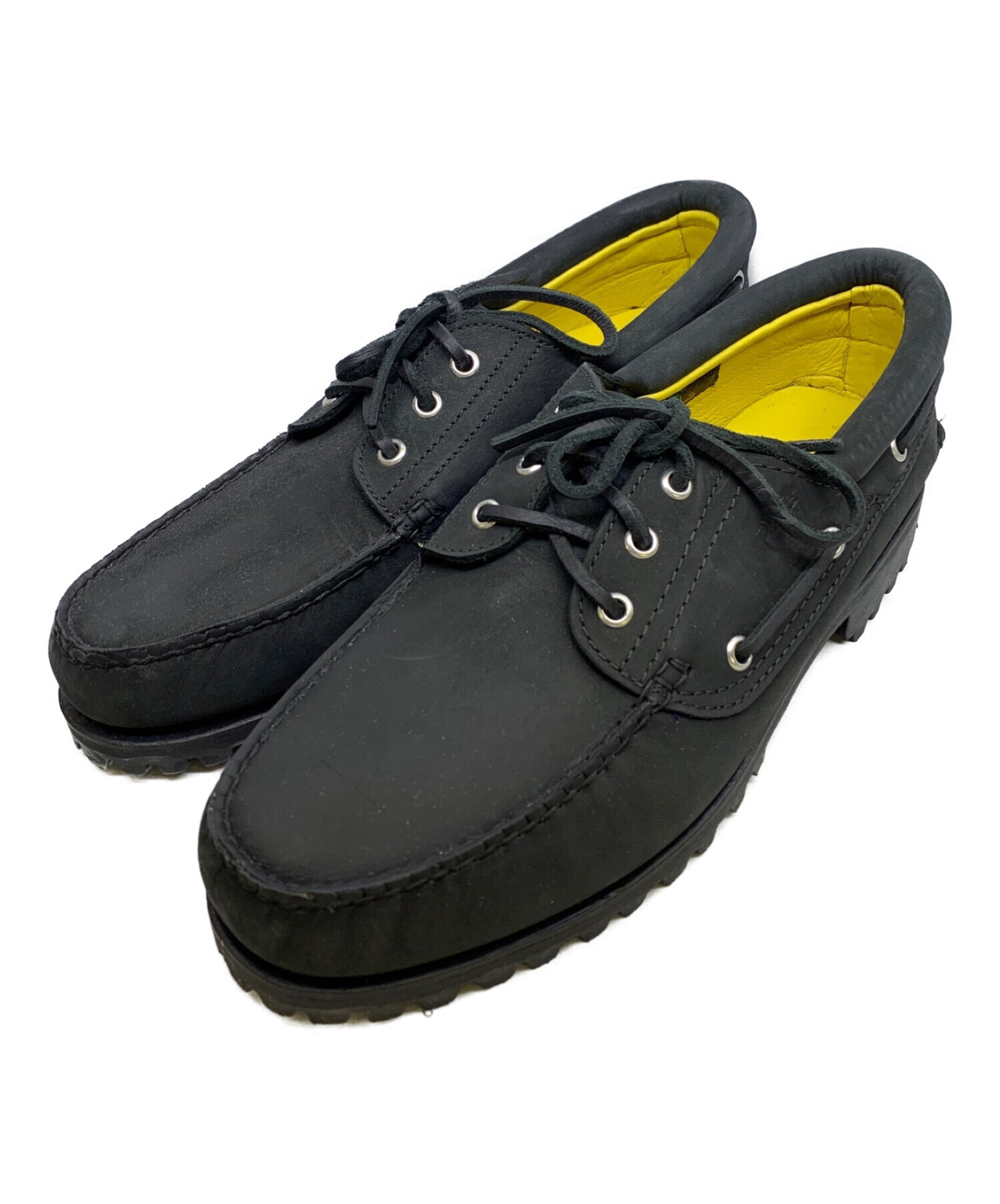 ティンバーランドデッキシューズ✨3EYE CLASSIC LUG 黒 - 靴