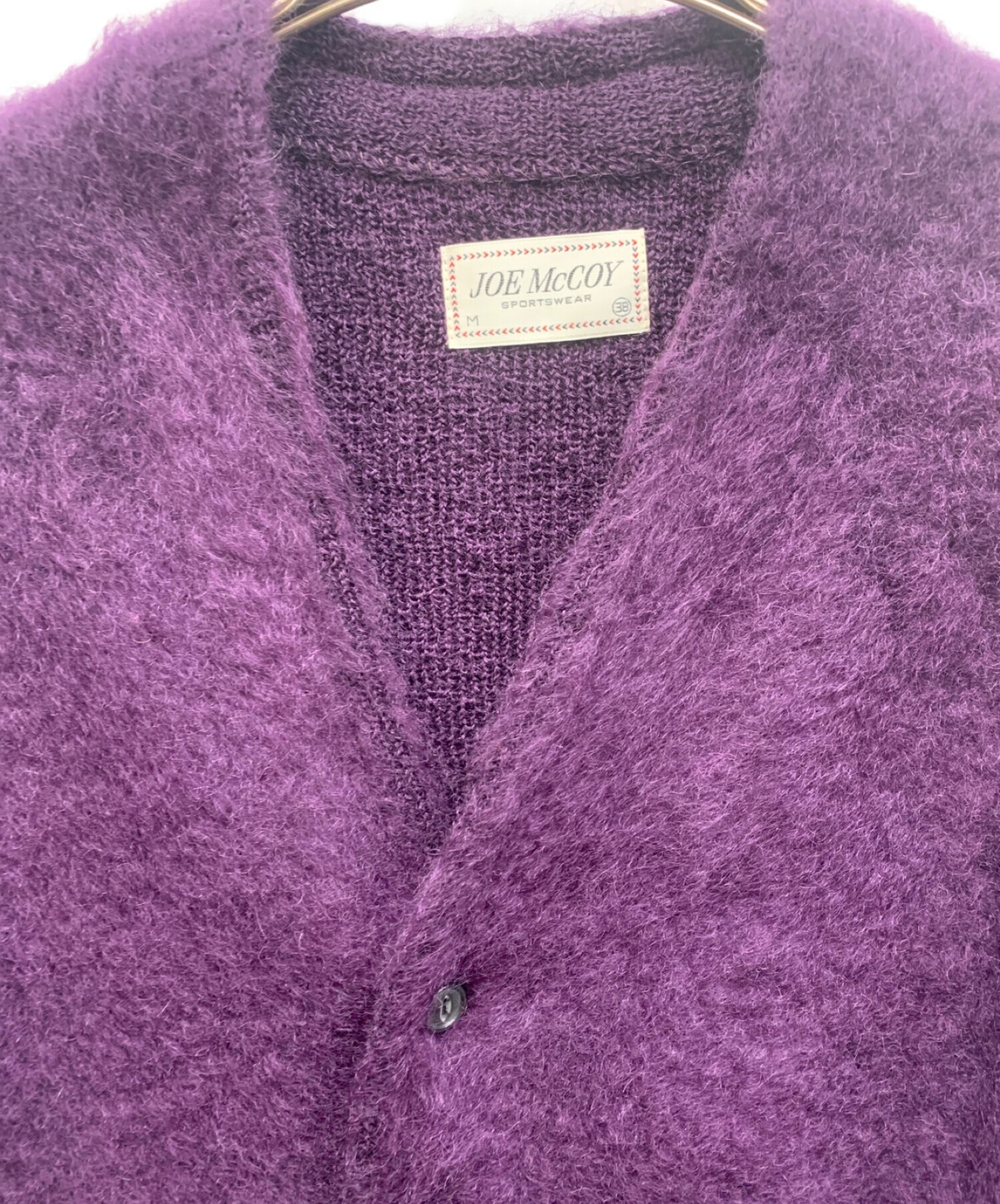 リアルマッコイズパープル カーディガン 42 【美品】 ジョーマッコイ