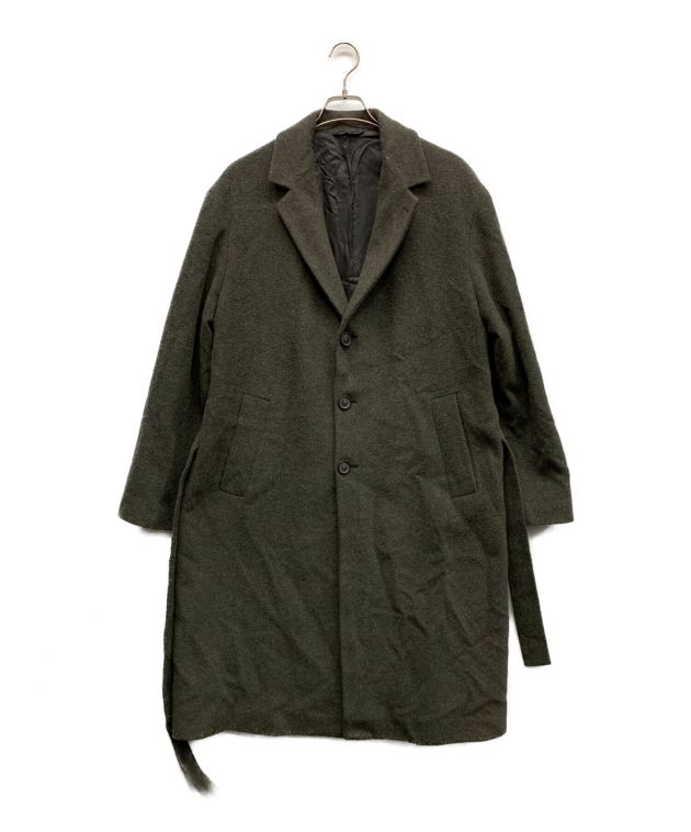 中古・古着通販】HEVO (イーヴォ) チェスターコート グリーン サイズ:L 