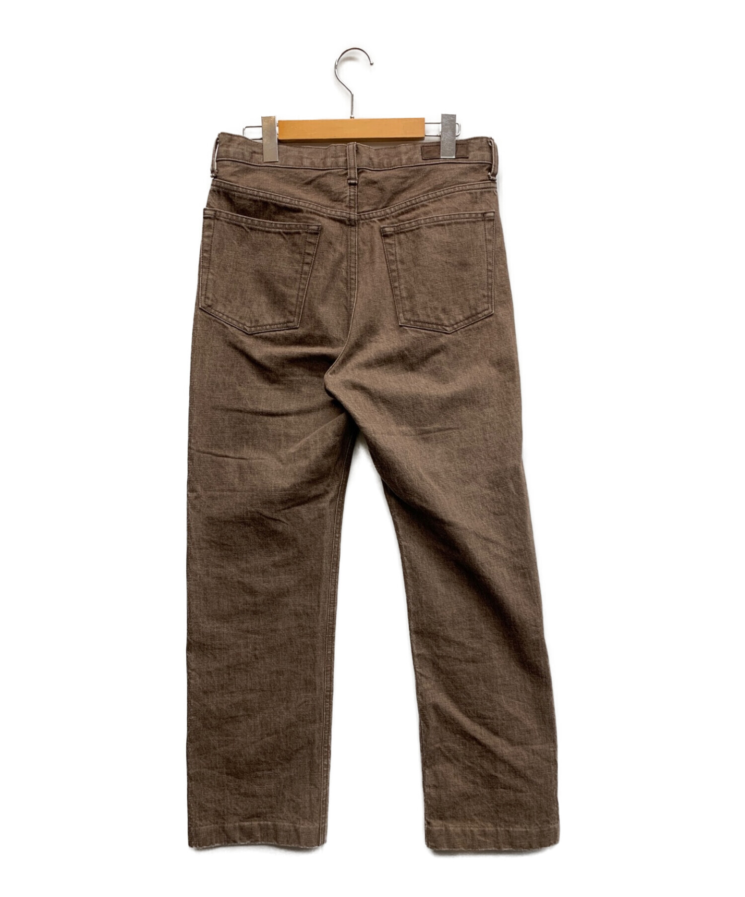 中古・古着通販】THE SHISHIKUI (ザ シシクイ) デニムパンツ ブラウン 