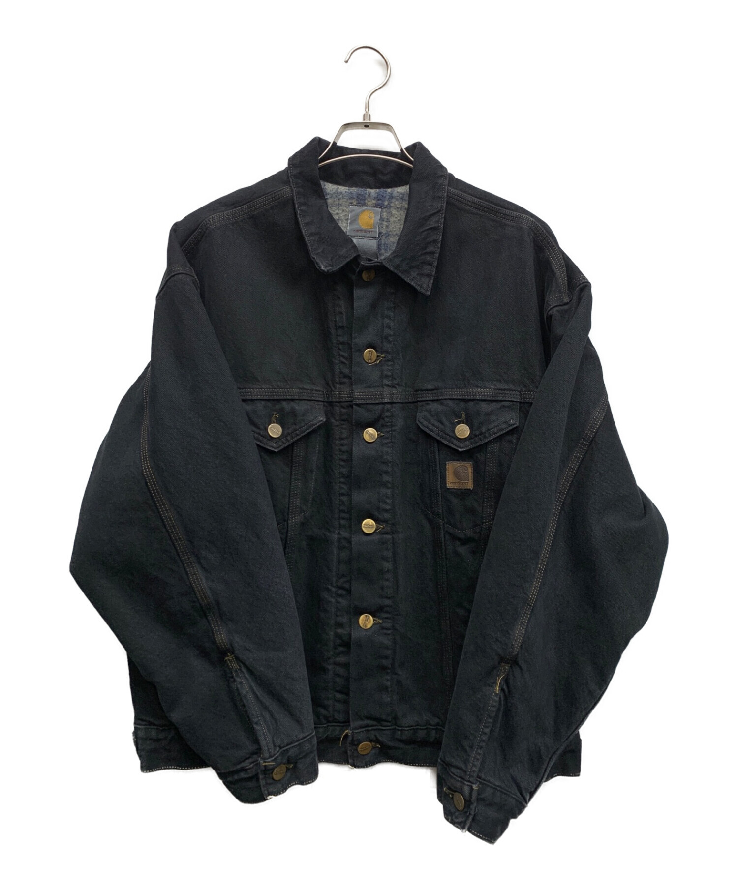 Carhartt ブラックデニムジャケット 黒デニムジャケット Carhartt