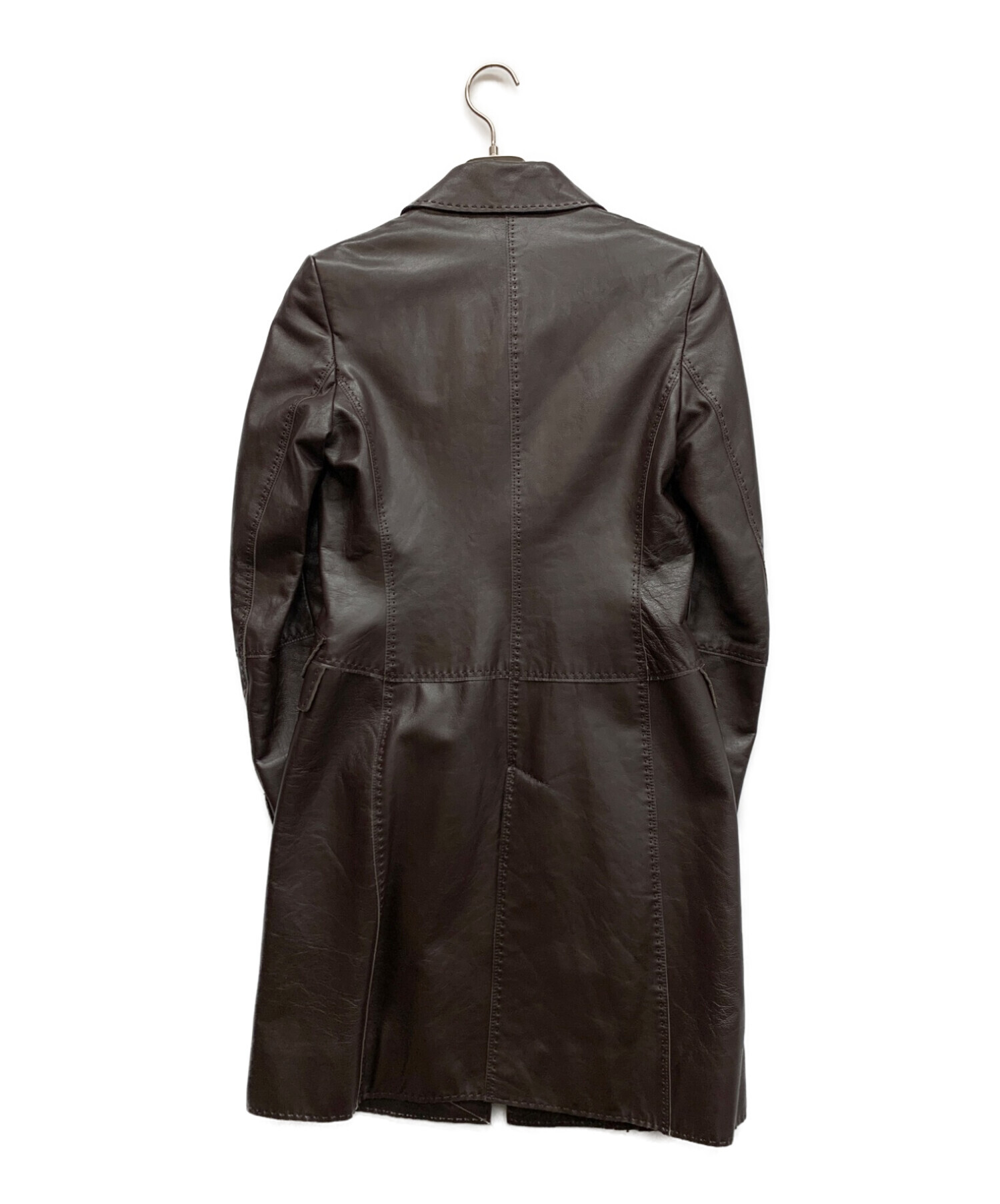 中古・古着通販】PAUL SMITH (ポールスミス) シープスキンレザーコート 