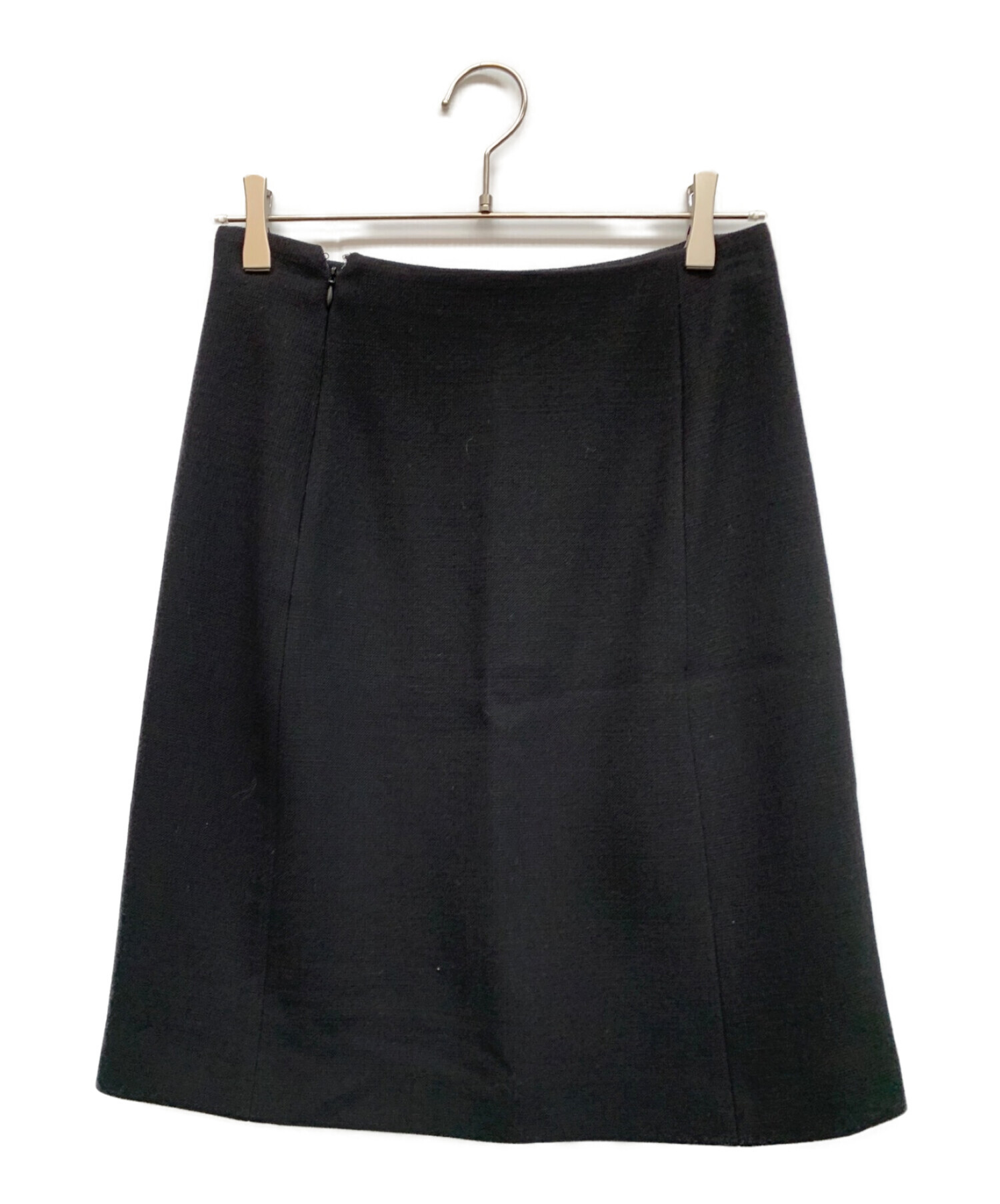 中古・古着通販】PRADA (プラダ) スカート ブラック サイズ:40  