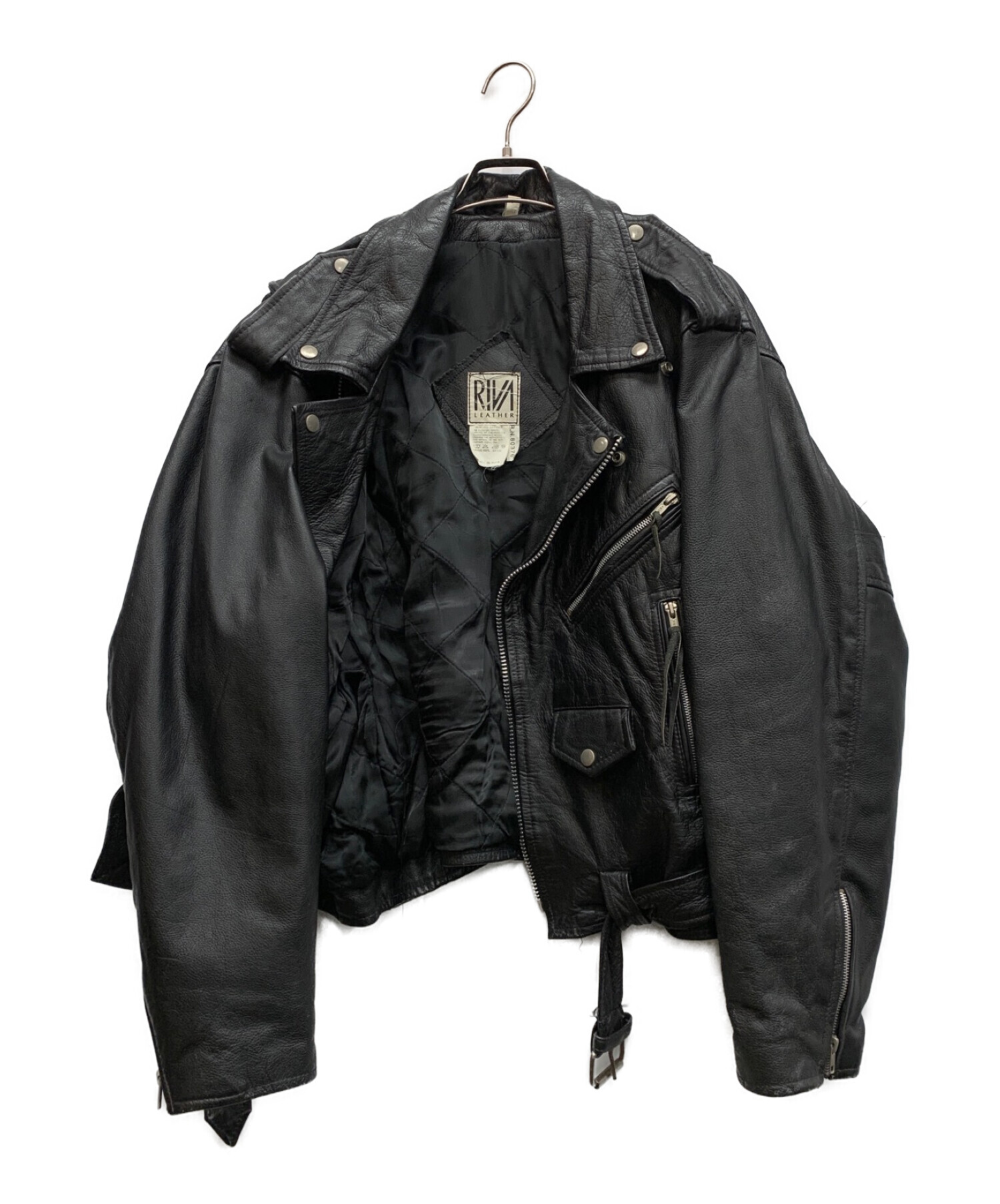 定価50万/VALENTINOレザーライダースジャケット44/ヴァレンティノ 挑める 