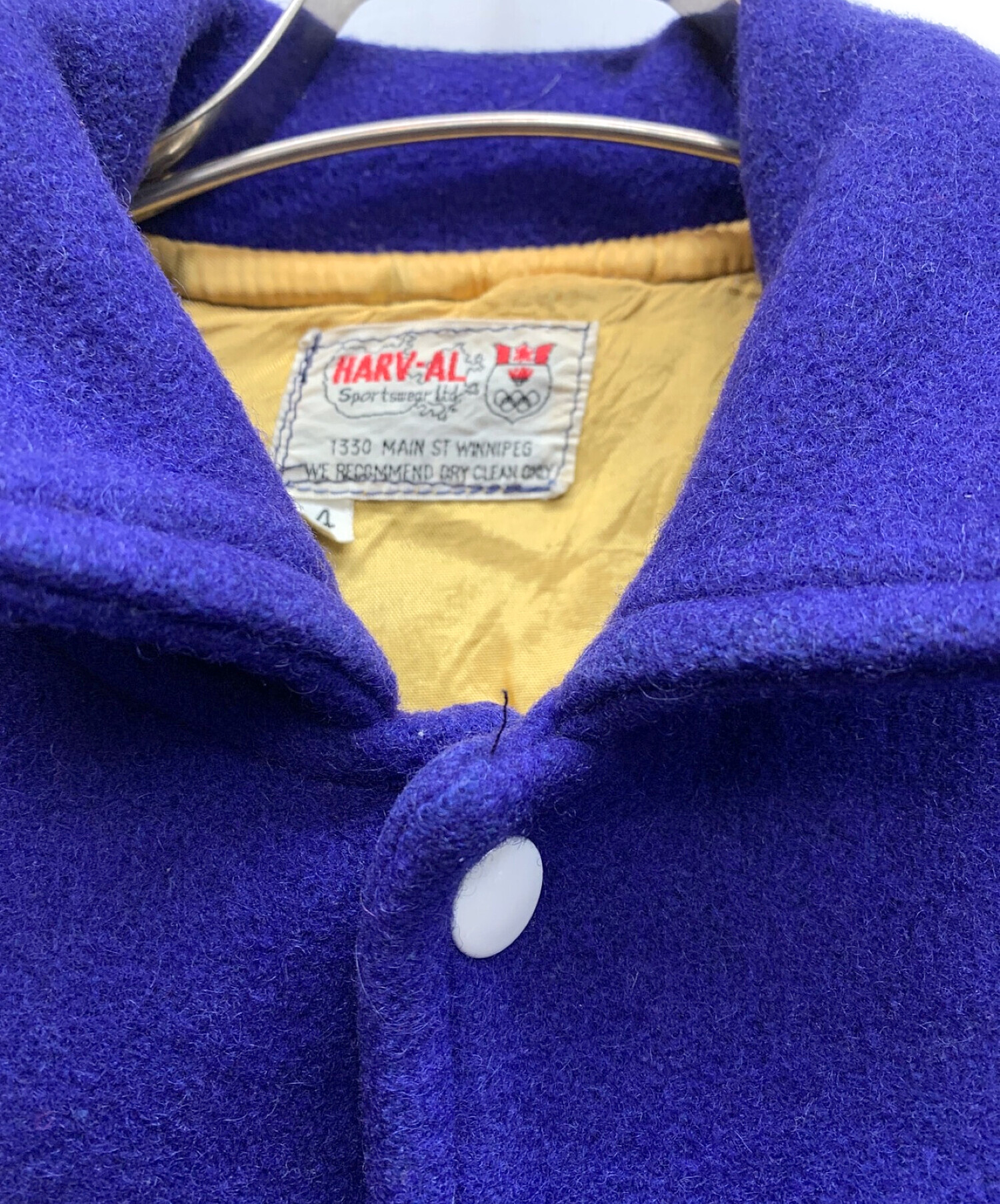 中古・古着通販】HARV-AL (ハーバル) スタジャン ブルー サイズ:L 