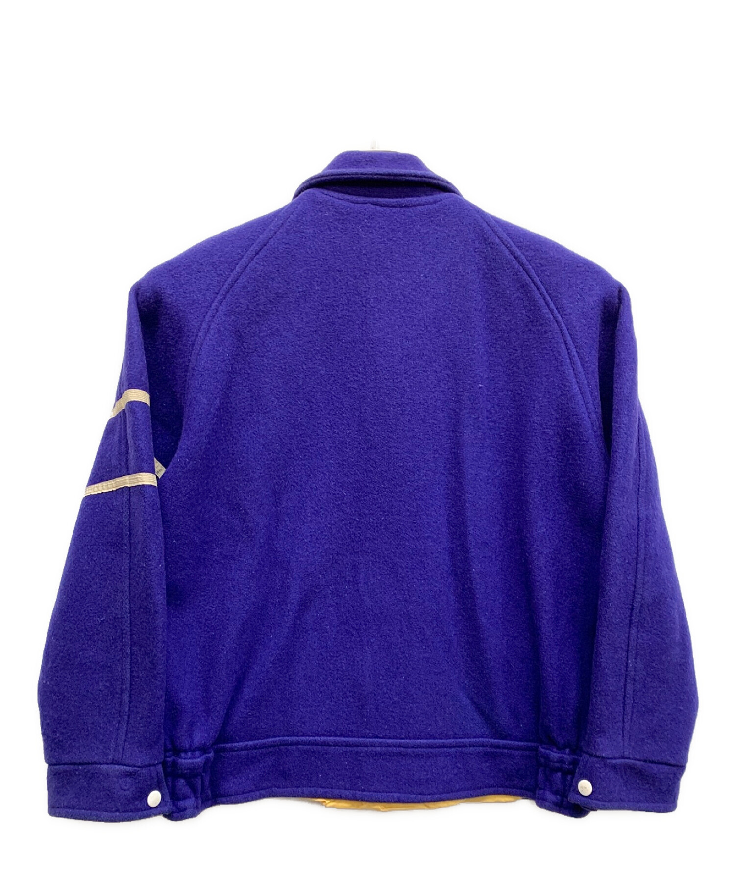 中古・古着通販】HARV-AL (ハーバル) スタジャン ブルー サイズ:L 