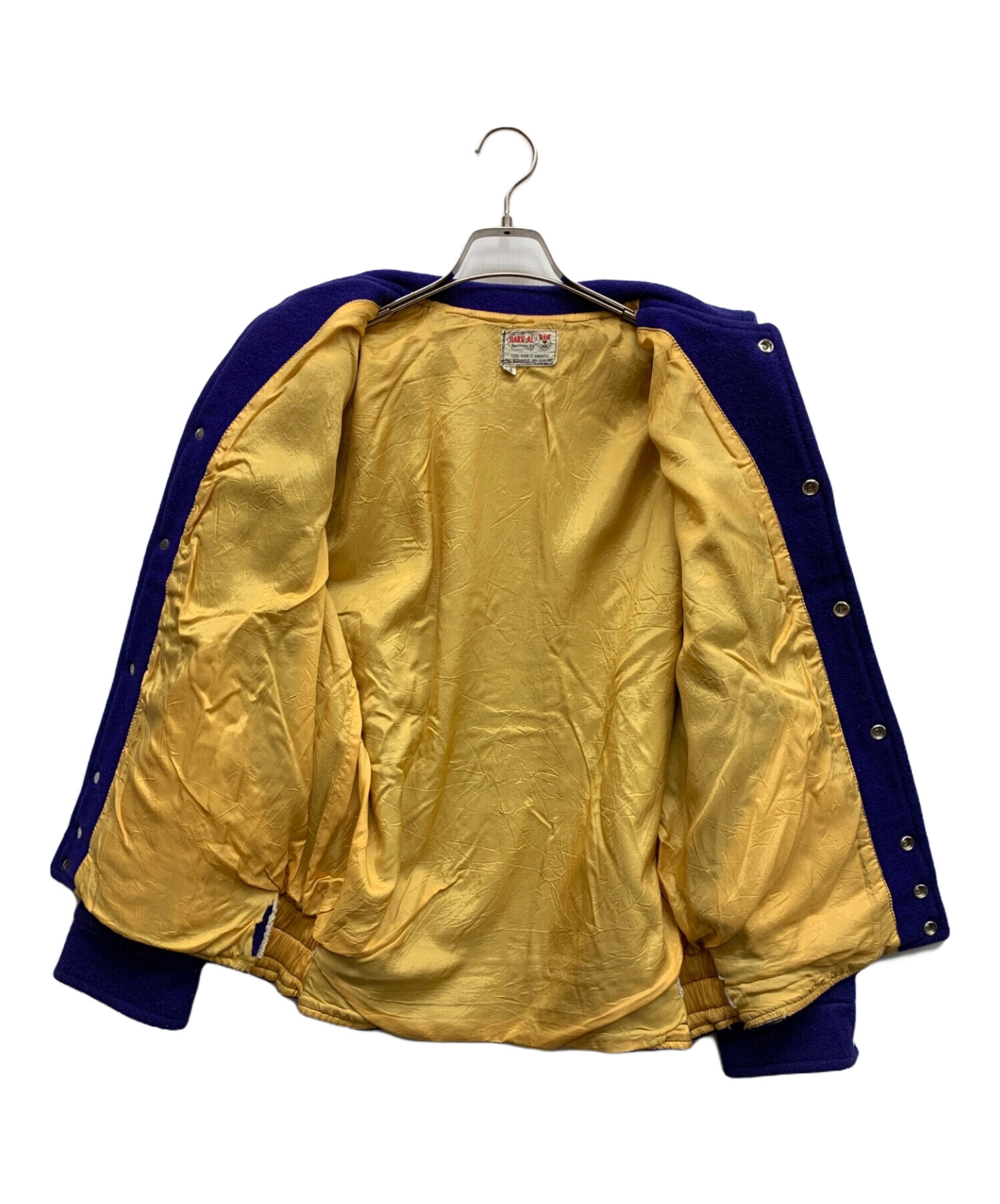 中古・古着通販】HARV-AL (ハーバル) スタジャン ブルー サイズ:L 