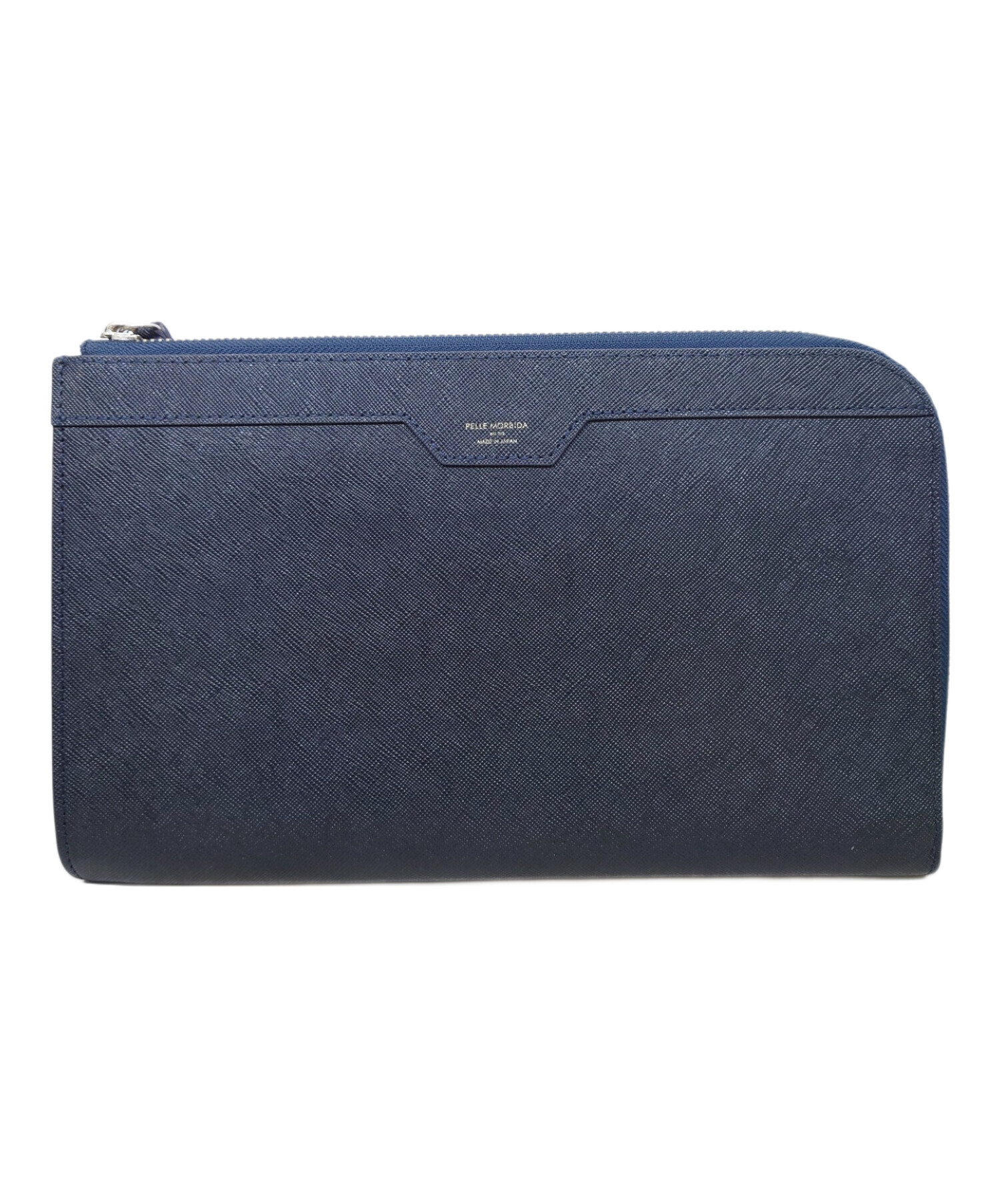 Pelle Morbida クラッチバッグ ネイビー