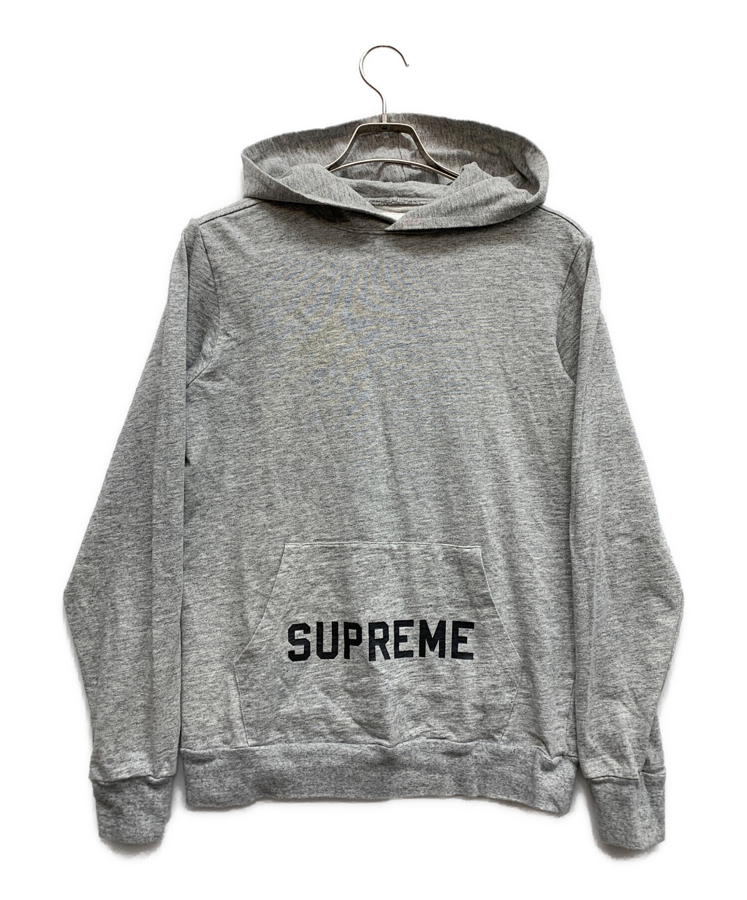中古・古着通販】SUPREME (シュプリーム) プルオーバーパーカー グレー 