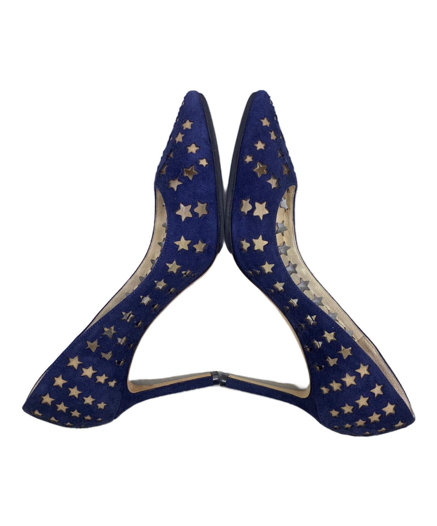 ジミーチュウ　パンプス ネイビー JIMMY CHOO/pumps/suède/navy/ladies/ジミーチュウ/パンプス/スエード