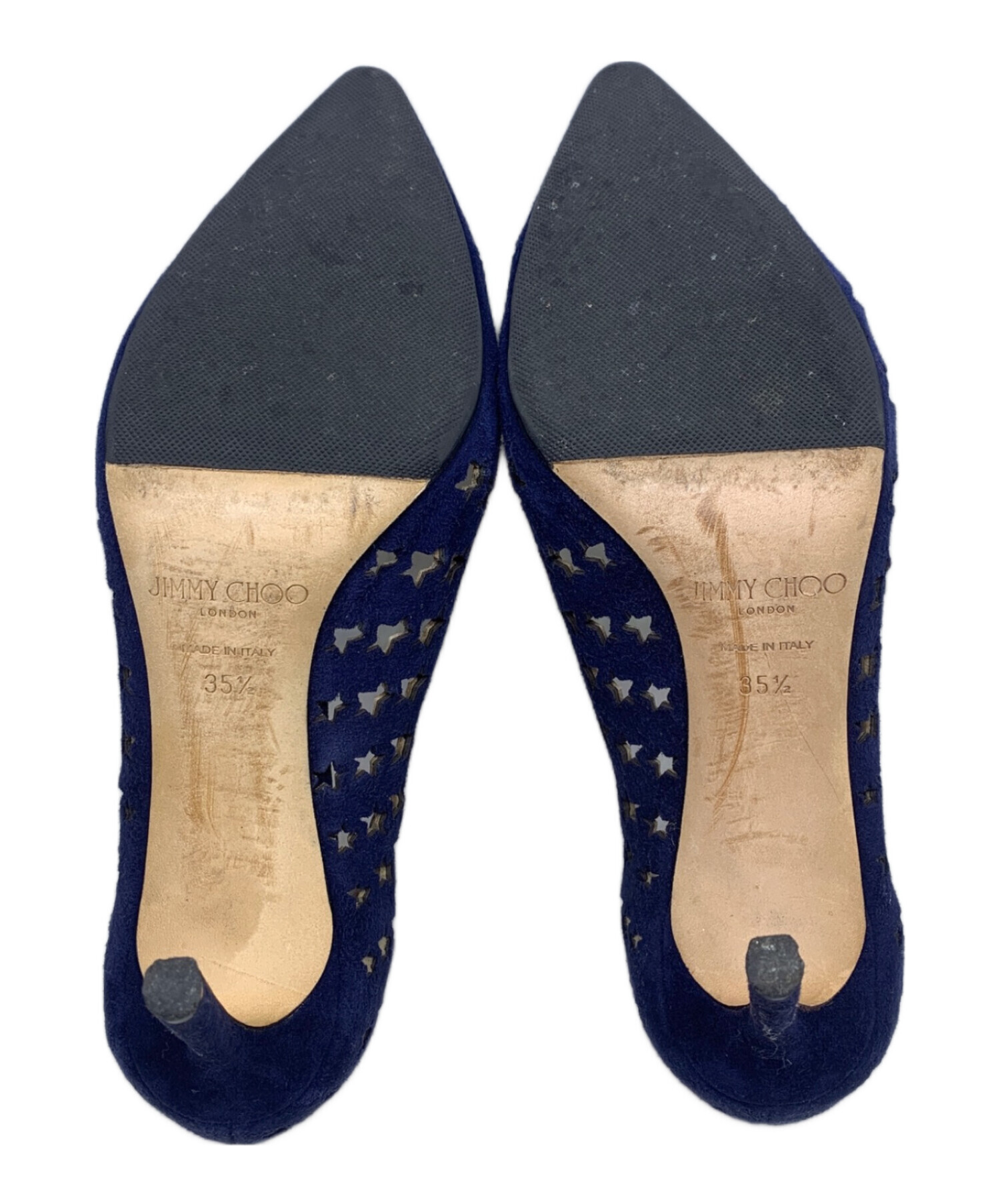 ジミーチュウ　パンプス ネイビー JIMMY CHOO/pumps/suède/navy/ladies/ジミーチュウ/パンプス/スエード