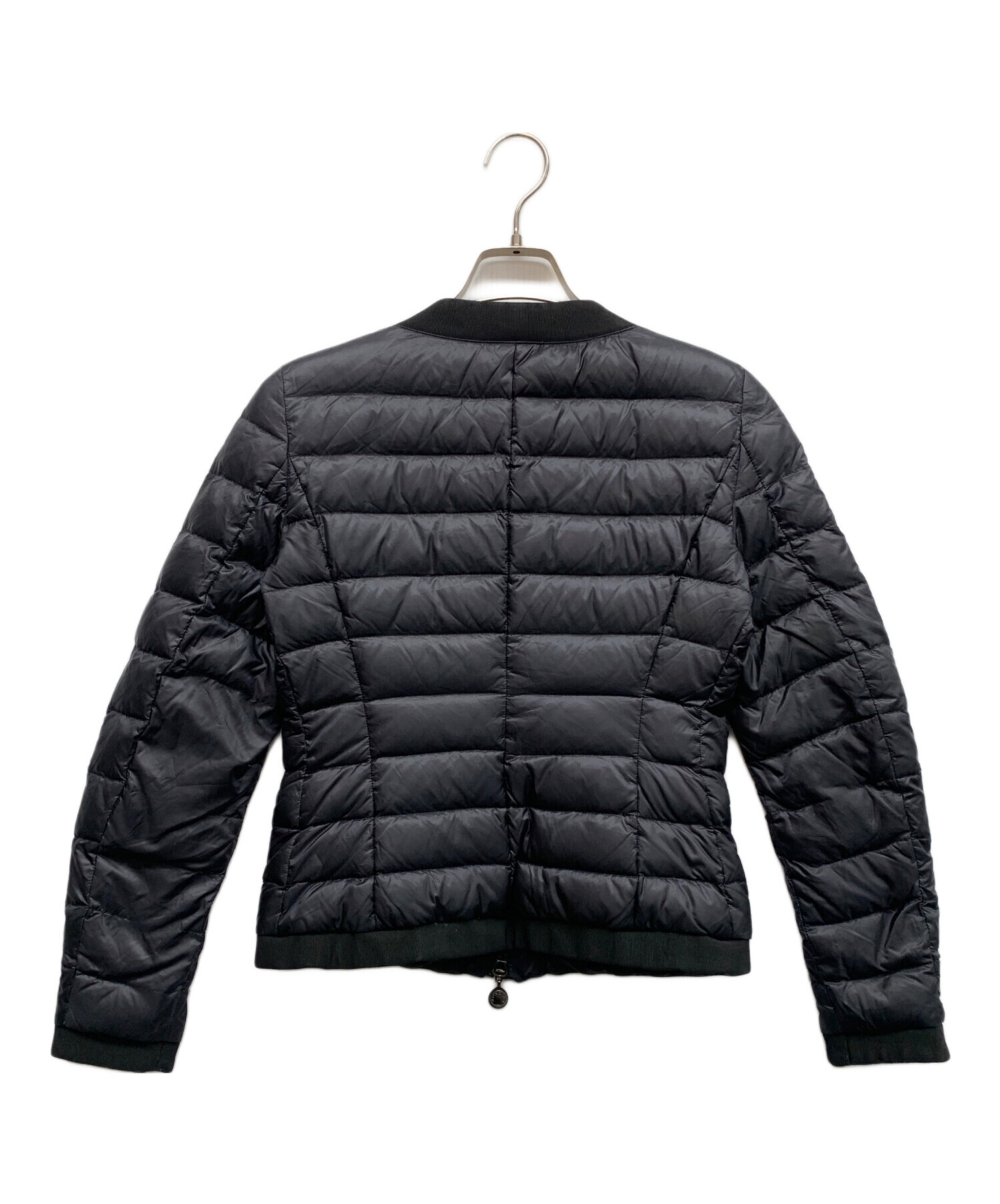 中古・古着通販】MONCLER (モンクレール) ノーカラーダウンジャケット 