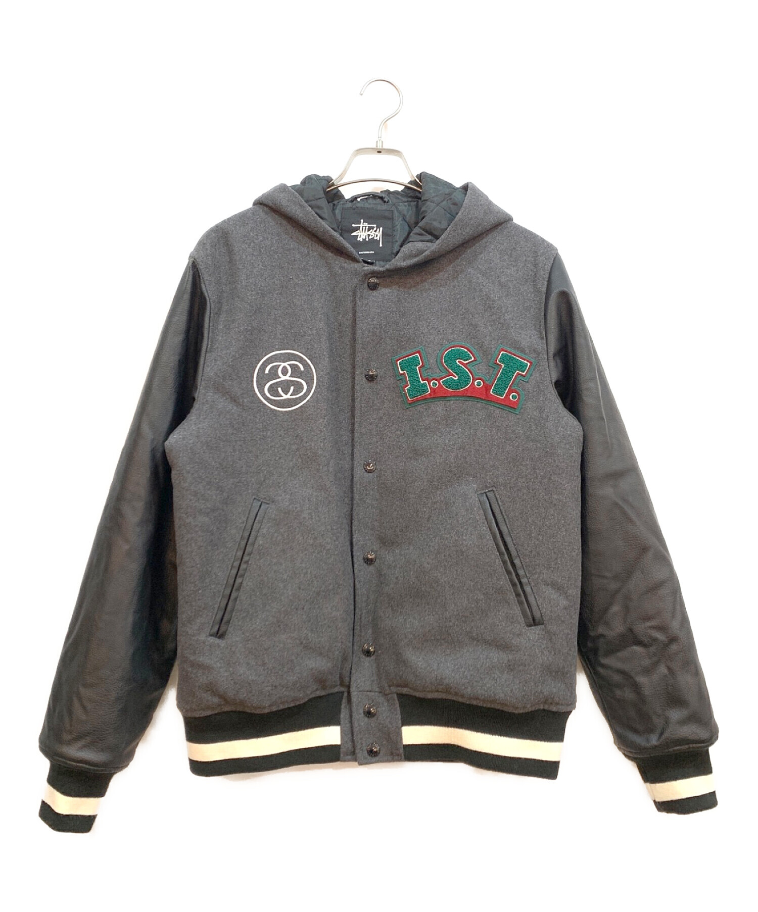 ステューシー　スタジャン　黒　Lサイズ　未使用 中古・古着通販】stussy (ステューシー) スタジャン ブラック サイズ:L