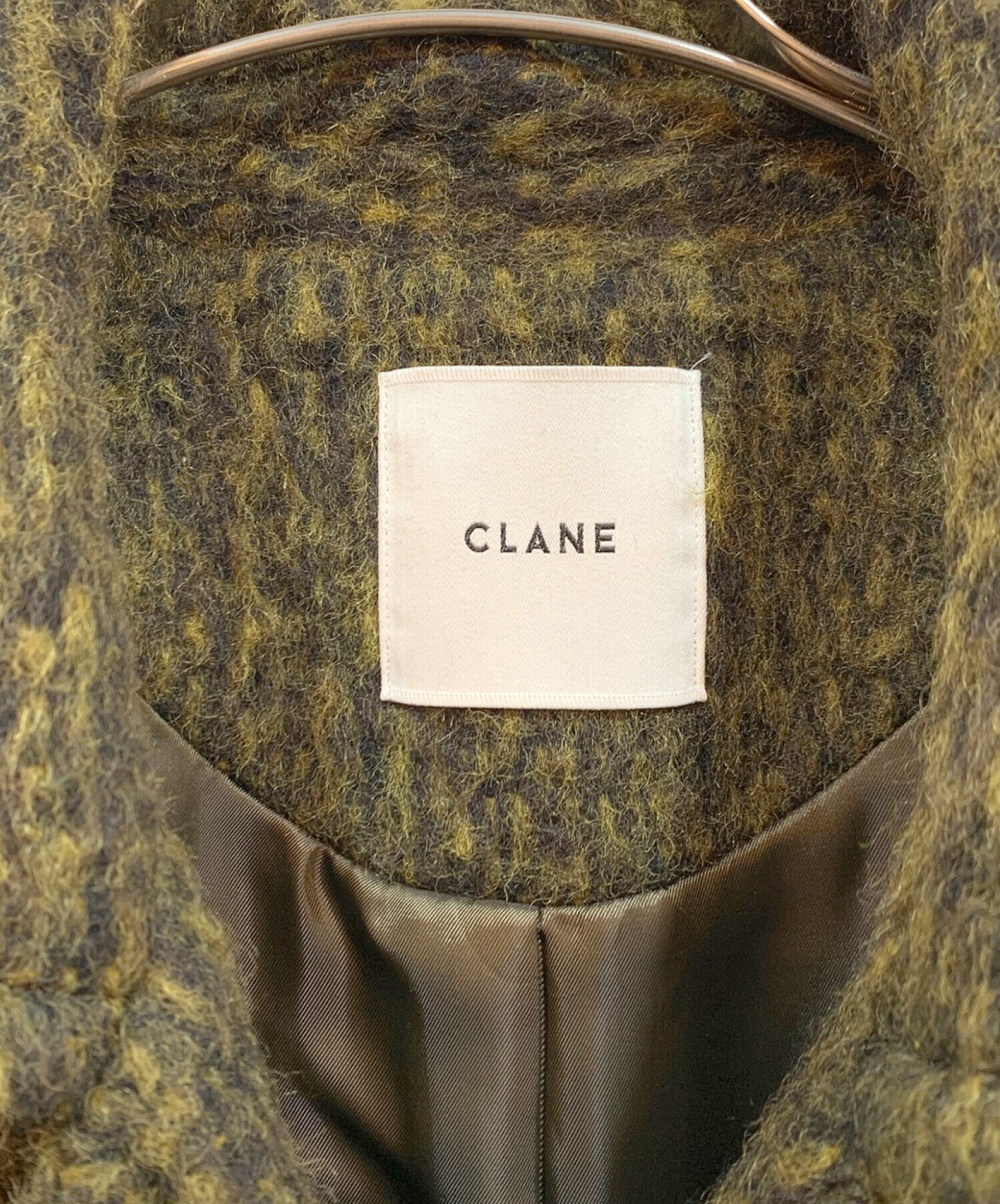 CLANE (クラネ) ミックスシャギーレディーコート（MIX SHAGGY LADY COAT） ブラウン サイズ:1