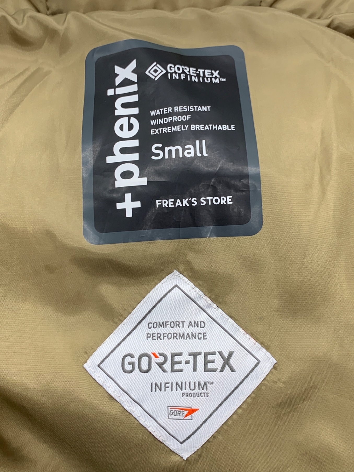 FREAK'S STORE (フリークスストア) +Phenix SP ダウンジャケット カーキ サイズ:S