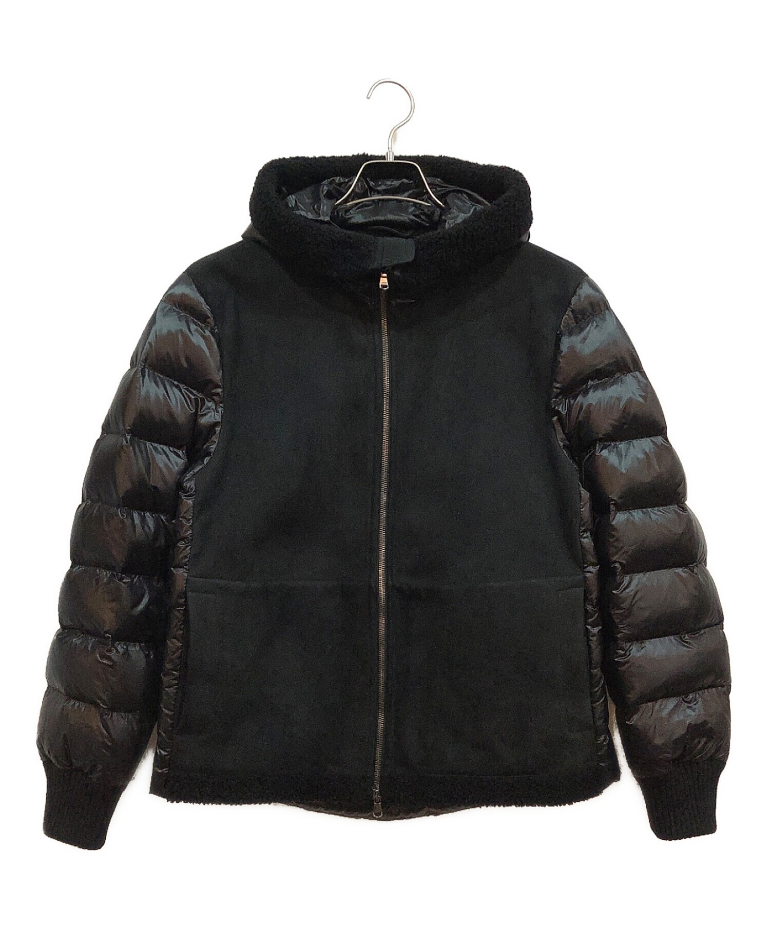中古・古着通販】JOSEPH (ジョゼフ) ウールダウンジャケット ブラック 