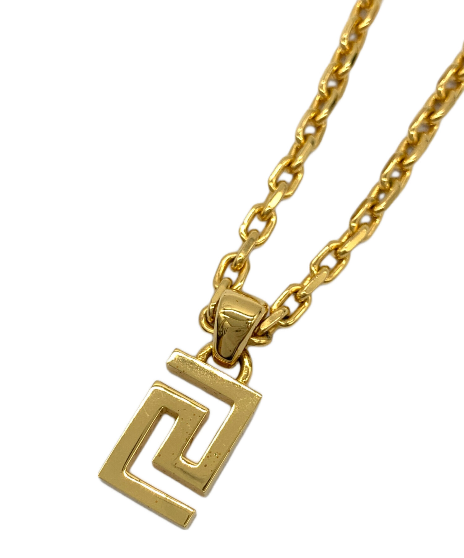 VERSACE グリーク ネックレス ゴールド メンズ