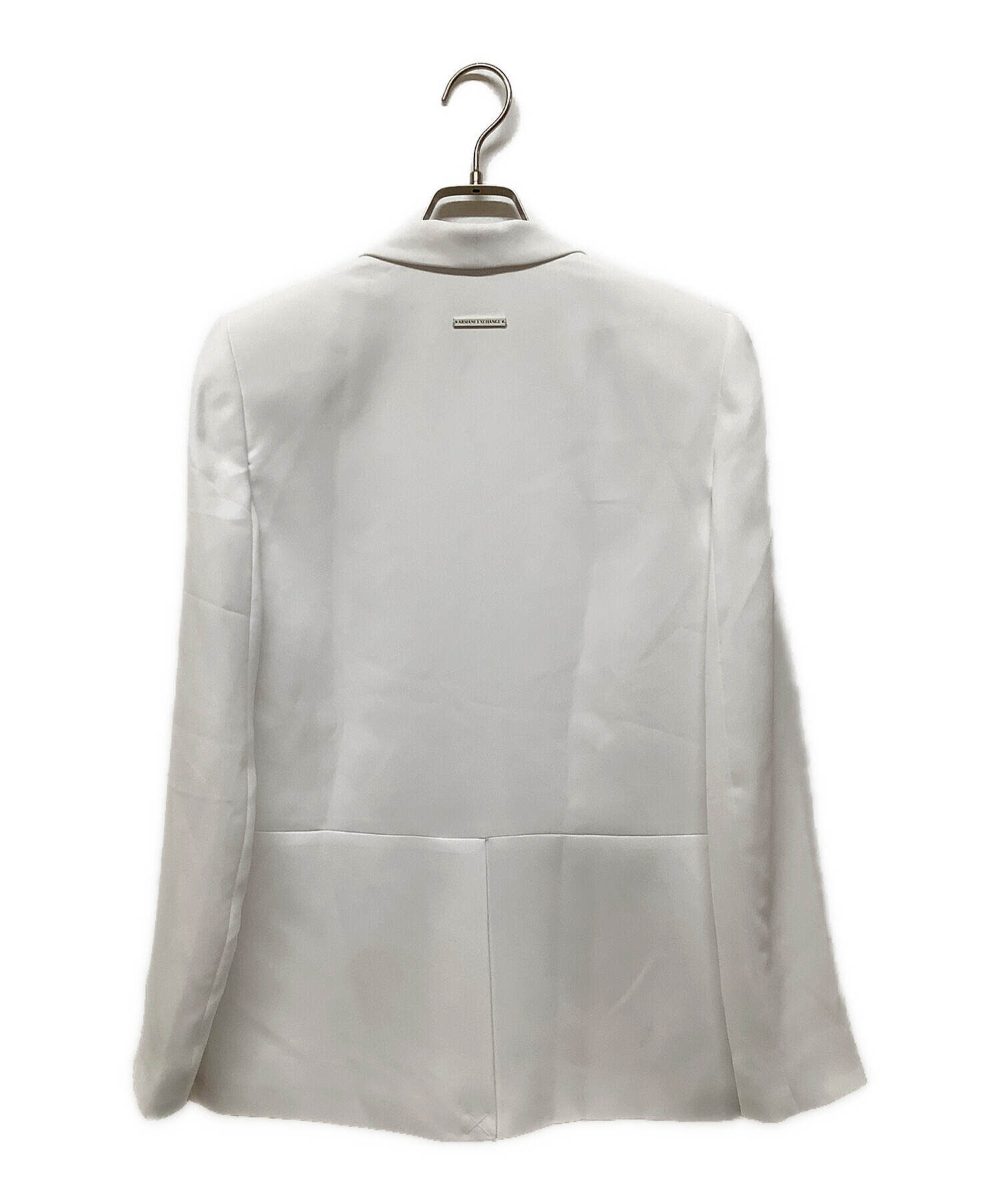 ARMANI EXCHANGE (アルマーニ エクスチェンジ) ホワイト テーラードジャケット ホワイト サイズ:2 未使用品
