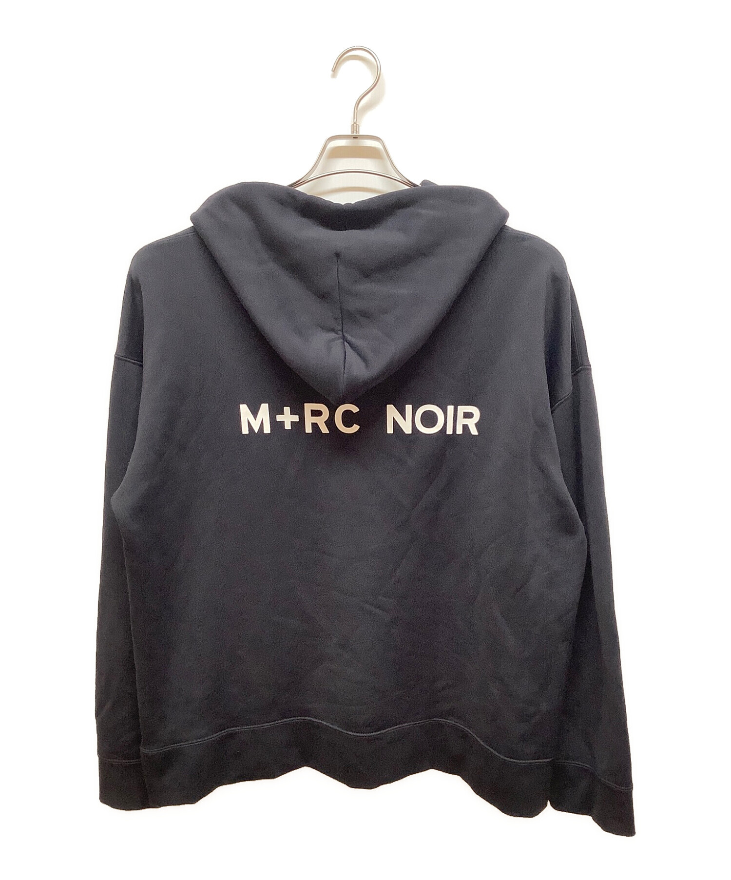M+RC NOIR (マルシェノア) プルオーバーパーカー ブラック サイズ:M