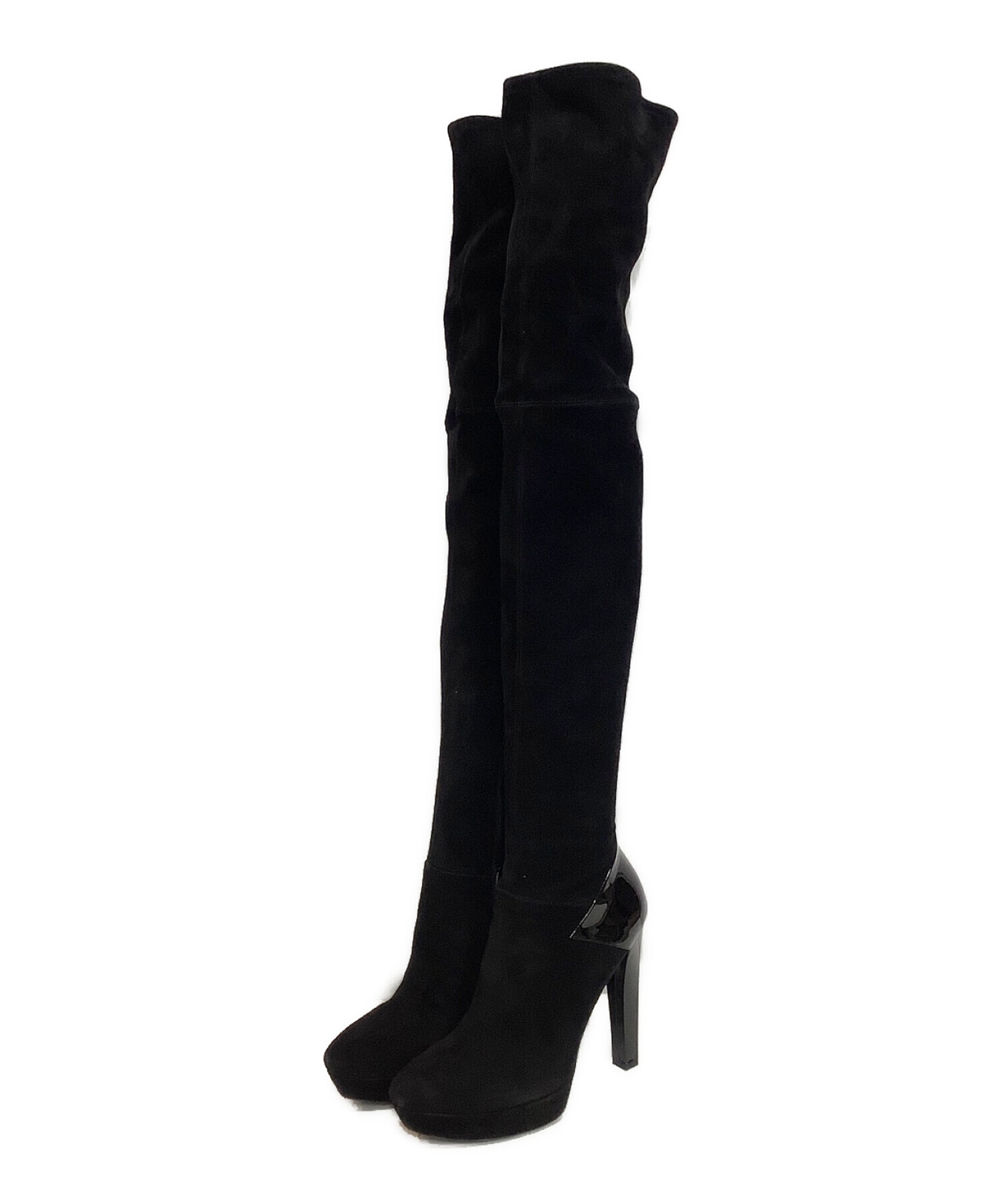 新品未使用✨STUART 光る Weitzman スチュワートワイツマン ロングブーツ