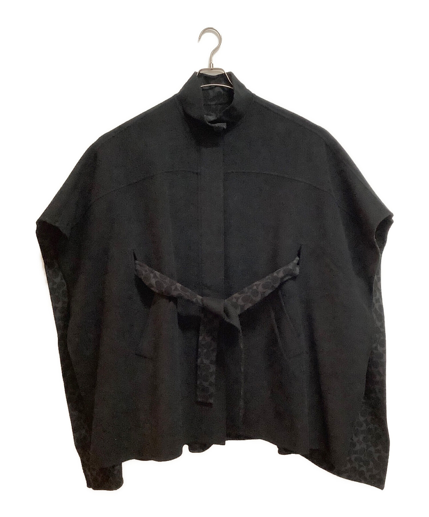 中古・古着通販】COACH (コーチ) ダブルフェイス ウールケープ 