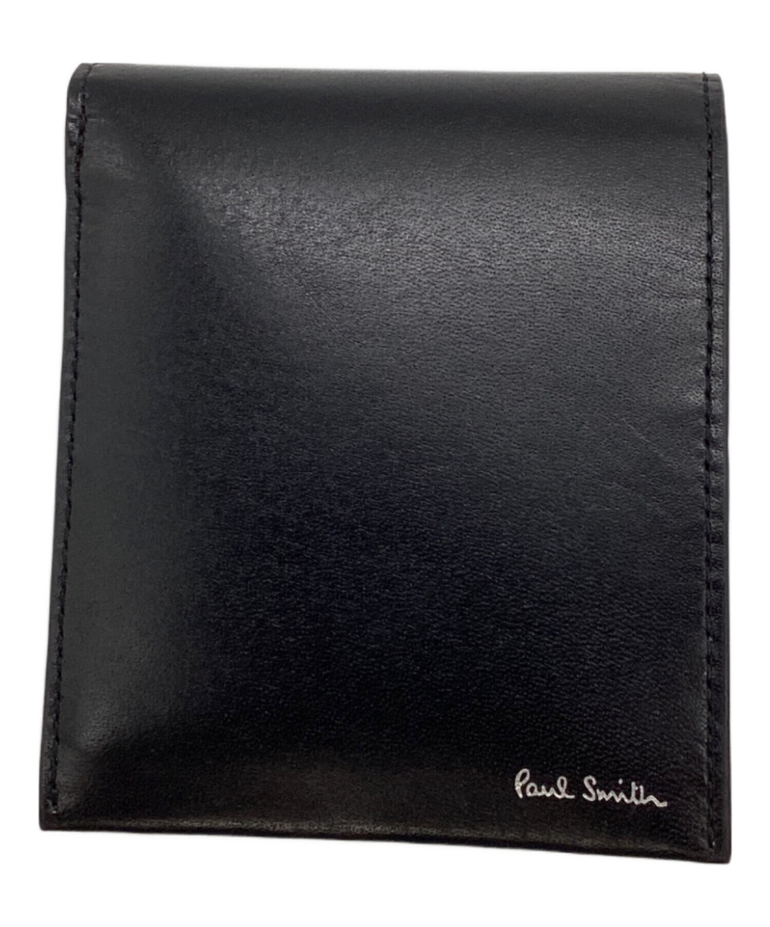 中古・古着通販】PAUL SMITH (ポールスミス) 2つ折り財布 ブラック 未 