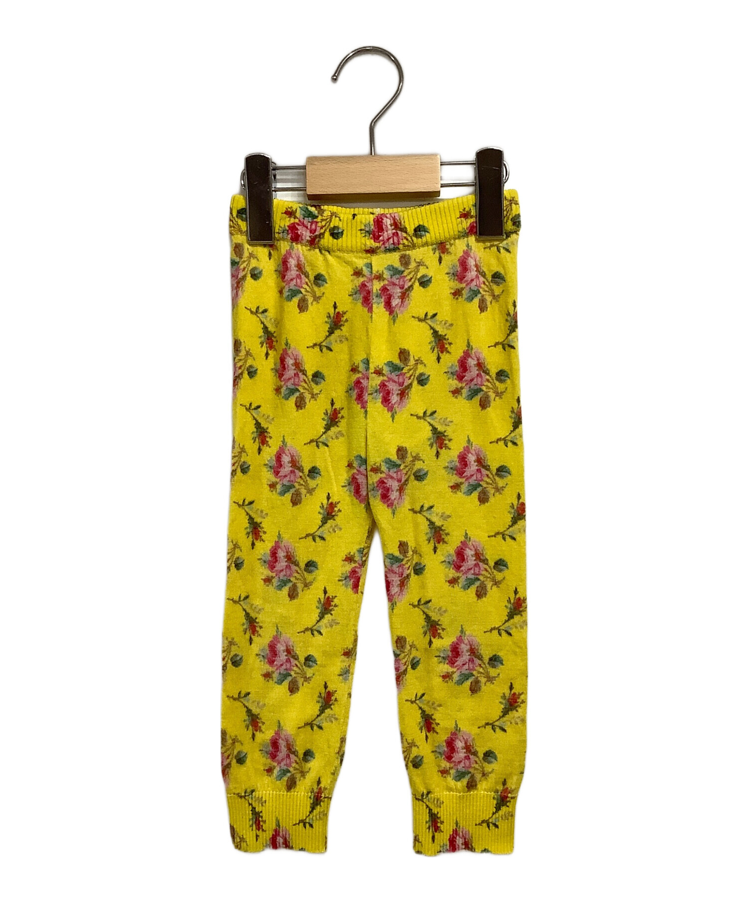 中古・古着通販】GUCCI (グッチ) ニットパンツ イエロー サイズ:18/24m 