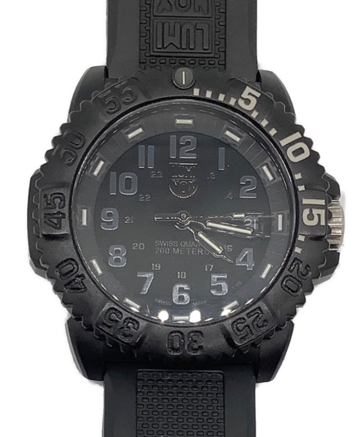 中古・古着通販】LUMINOX (ルミノックス) クォーツ腕時計 ブラック 