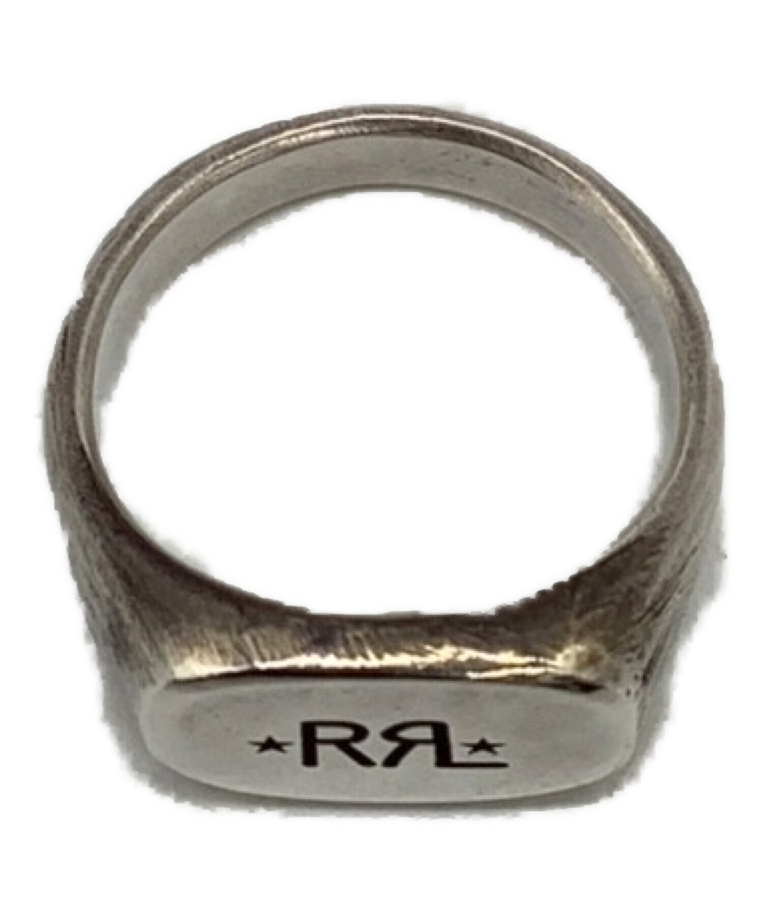 RRL (ダブルアールエル) スターリング シルバー シグネット リング サイズ:-